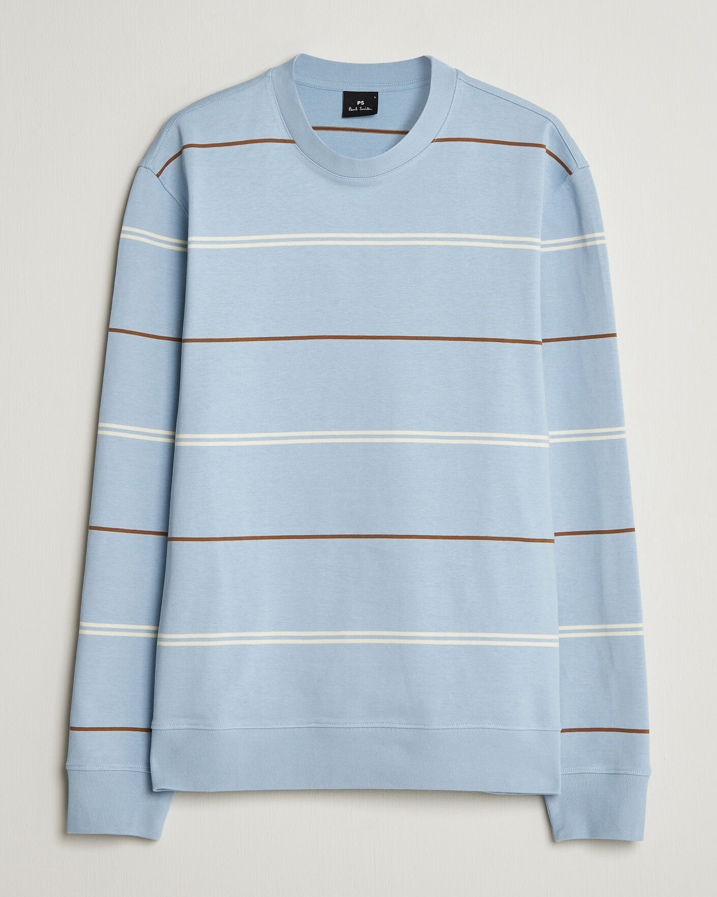 Homme | Pulls Et Tricots | PS Paul Smith | Cotton Striped Sweater Light Blue