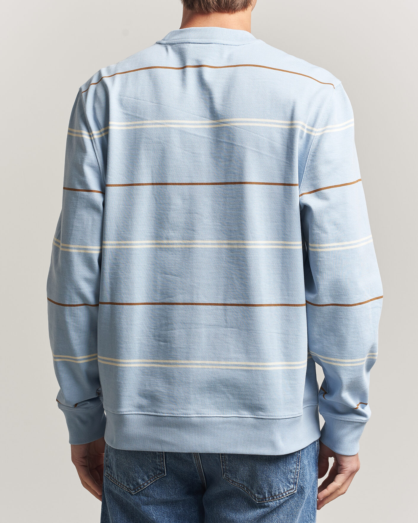 Homme | Pulls Et Tricots | PS Paul Smith | Cotton Striped Sweater Light Blue
