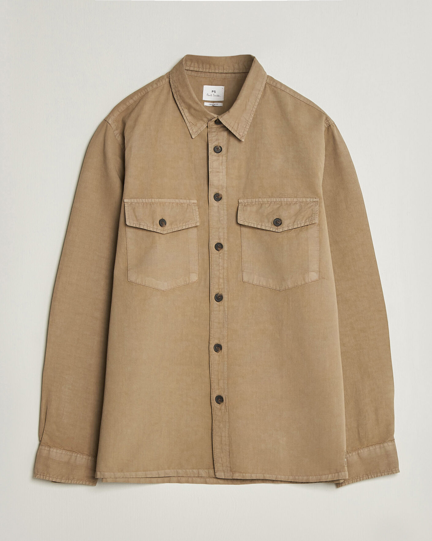 Heren | Overhemden | PS Paul Smith | Casual Fit Cotton Overshirt Beige