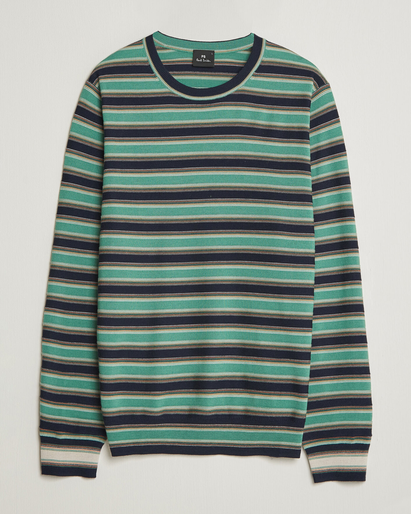 Homme | Pulls Et Tricots | PS Paul Smith | Merino Wool Knitted Striped Sweater Green