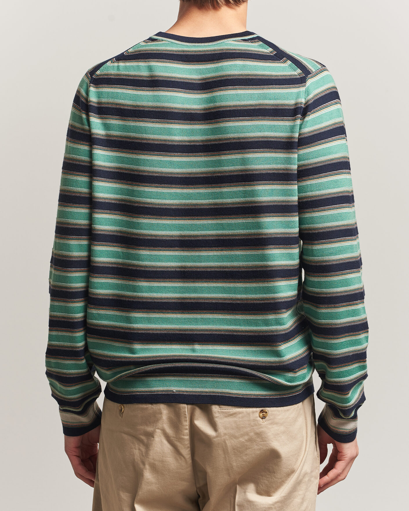 Homme | Pulls Et Tricots | PS Paul Smith | Merino Wool Knitted Striped Sweater Green