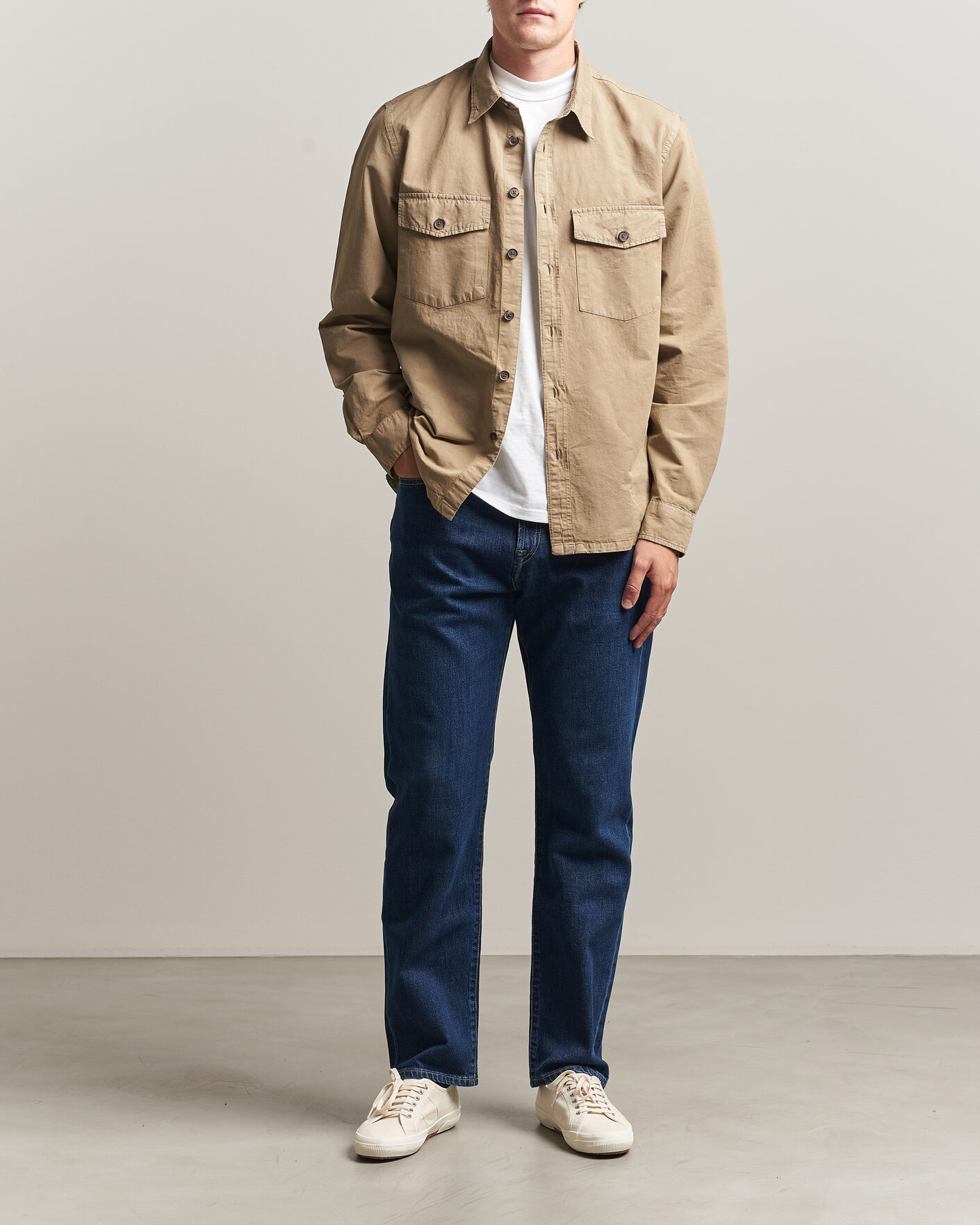 Heren | Jeans | PS Paul Smith | Relaxed Tapered Fit Jeans Dark Blue