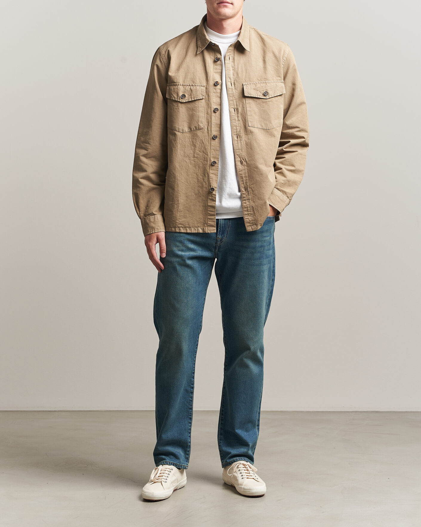 Heren | Jeans | PS Paul Smith | Relaxed Tapered Fit Jeans Vintage Blue