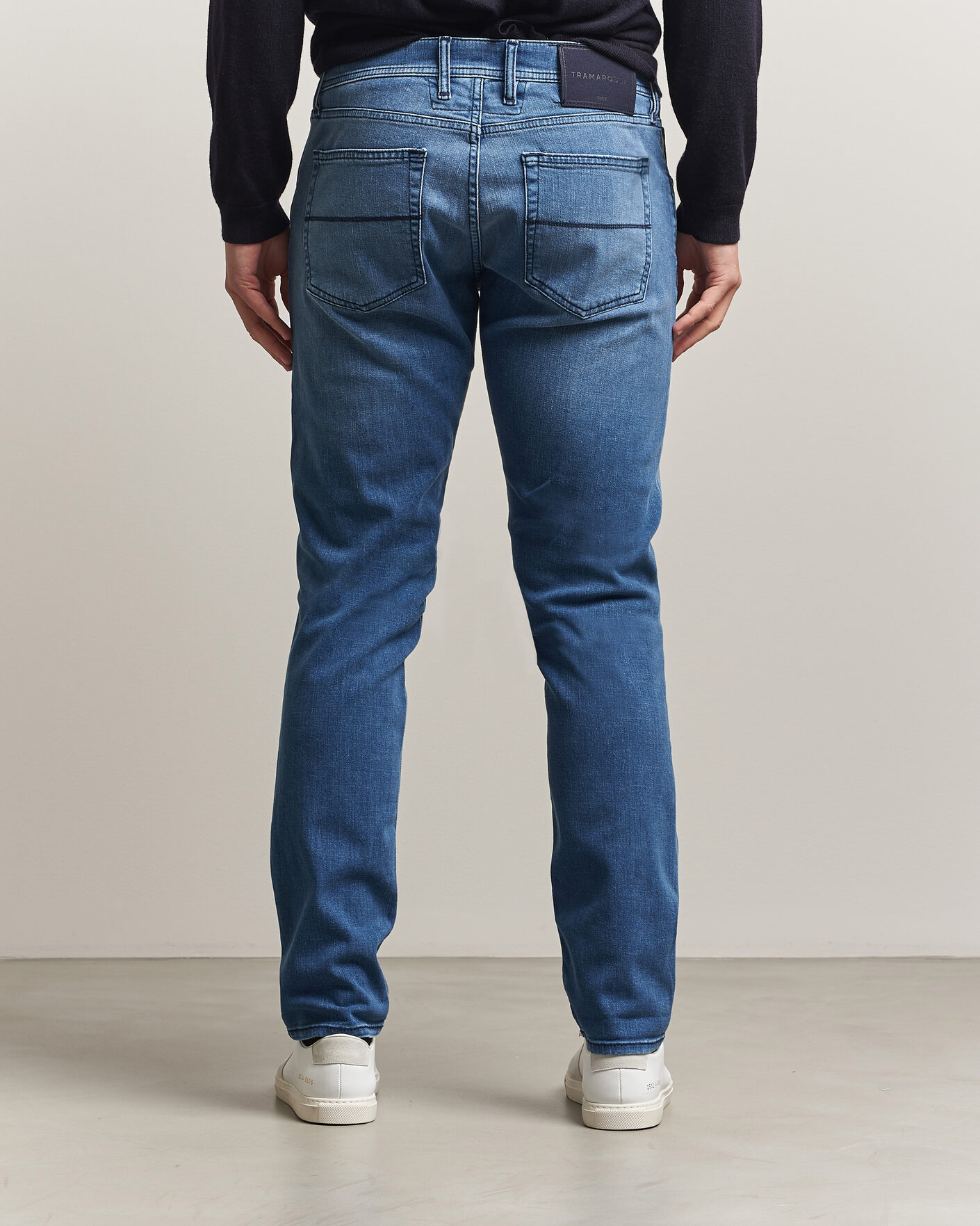 Heren | Jeans | Tramarossa | Michelangelo Stretch Relax Jeans Mid Blue