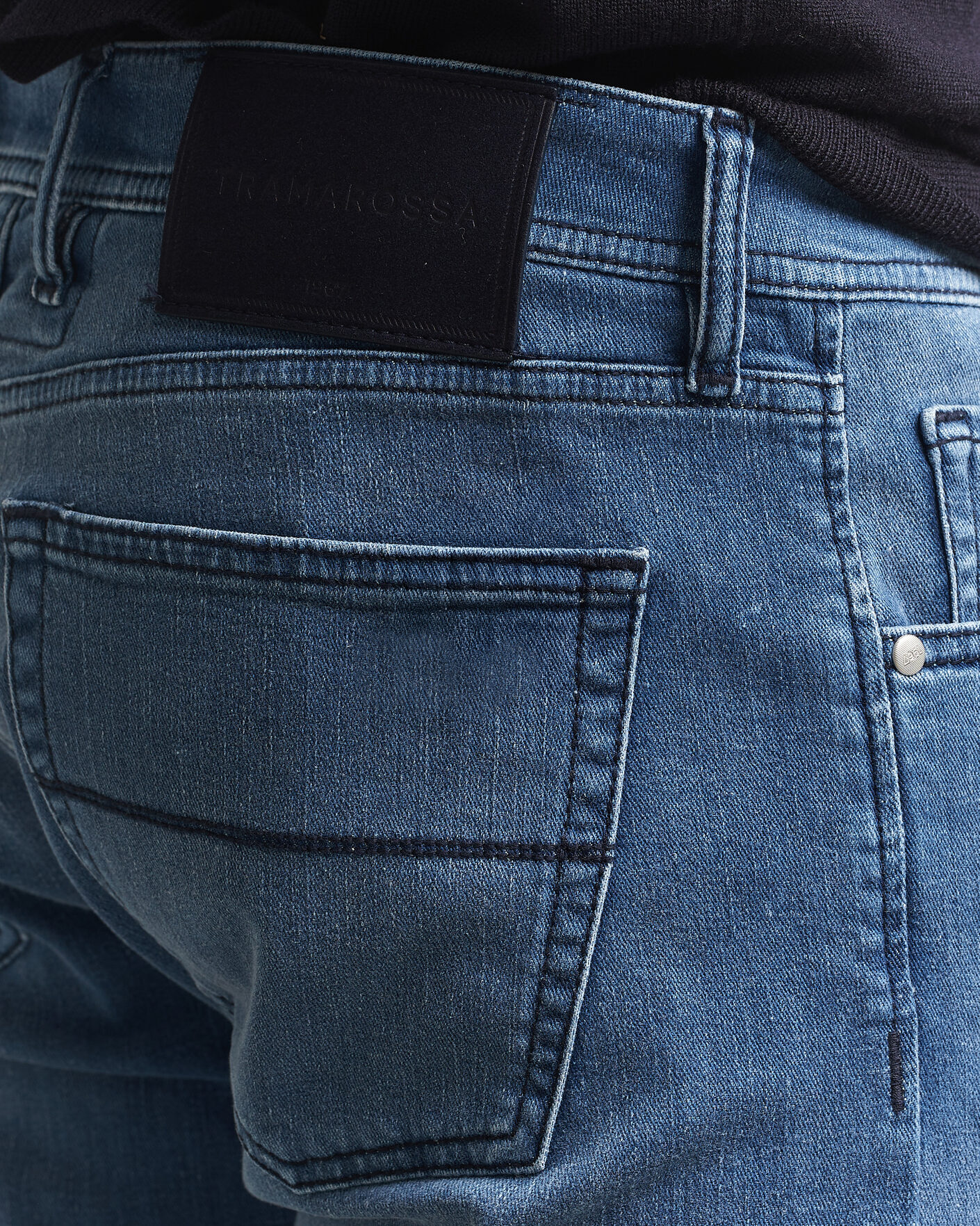 Heren | Jeans | Tramarossa | Michelangelo Stretch Relax Jeans Mid Blue