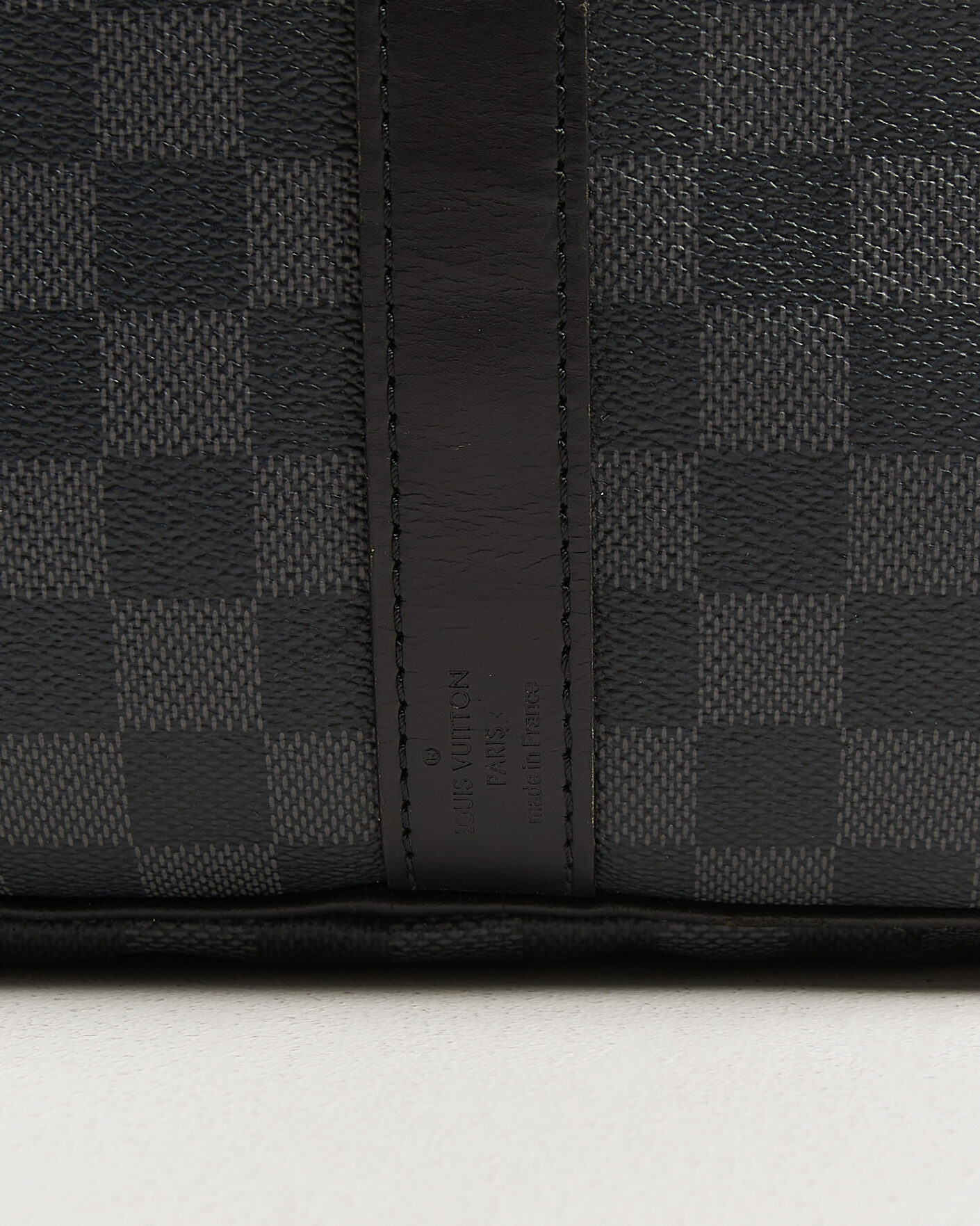 Heren | Pre-Owned & Vintage Bags | Louis Vuitton Pre-Owned | Keepall 55 Bandouliére Damier Graphite