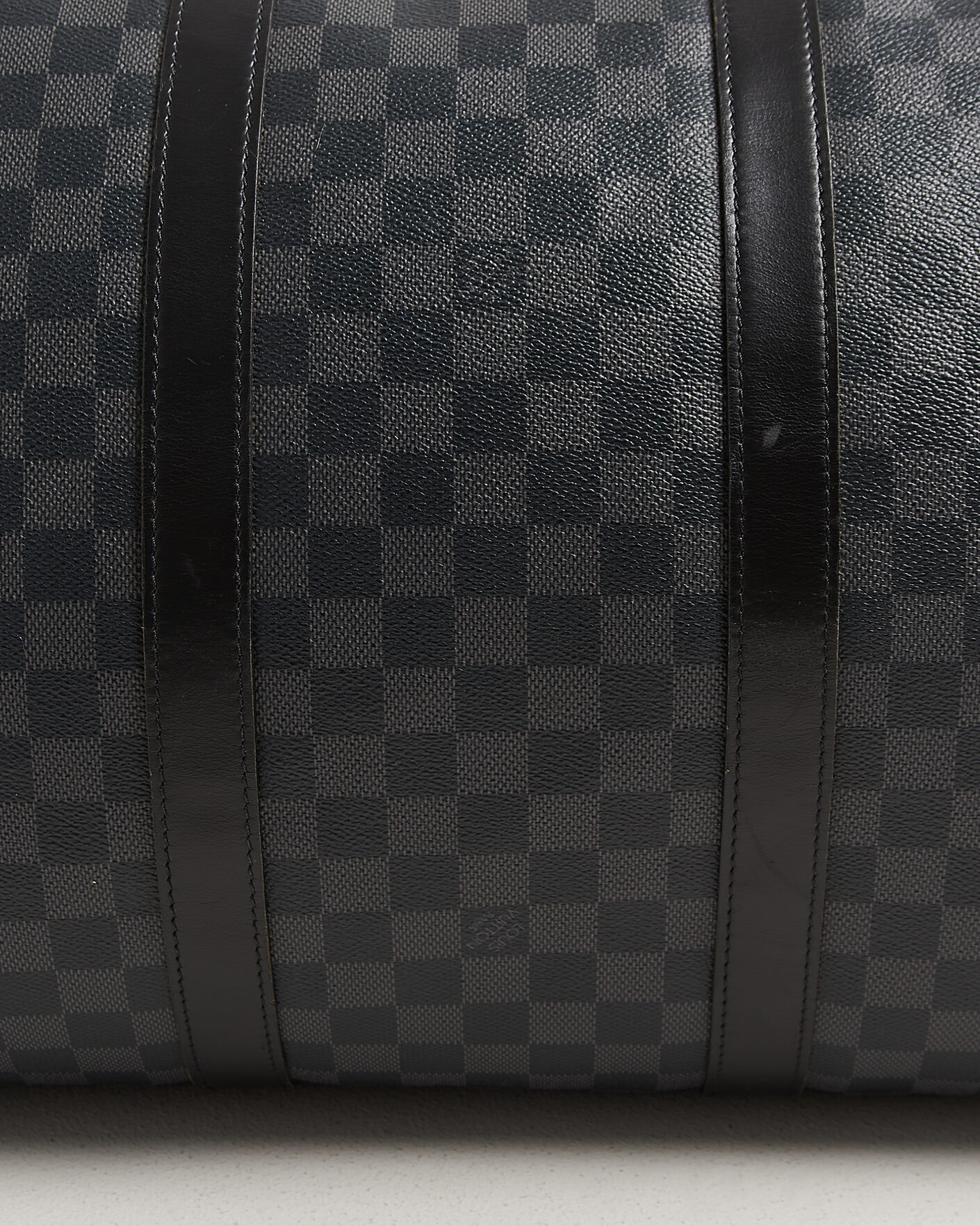 Heren | Pre-Owned & Vintage Bags | Louis Vuitton Pre-Owned | Keepall 55 Bandouliére Damier Graphite