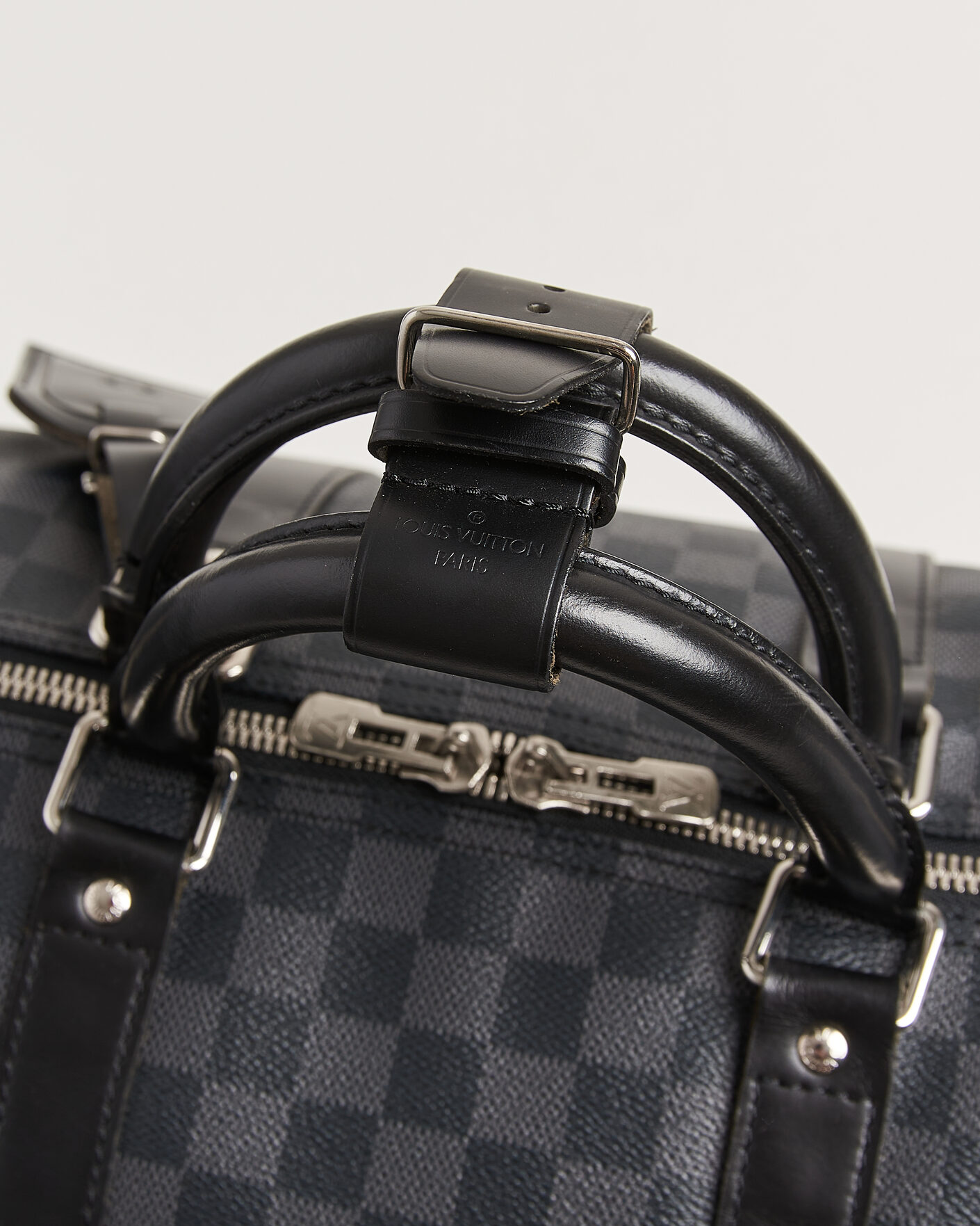 Heren | Pre-Owned & Vintage Bags | Louis Vuitton Pre-Owned | Keepall 55 Bandouliére Damier Graphite
