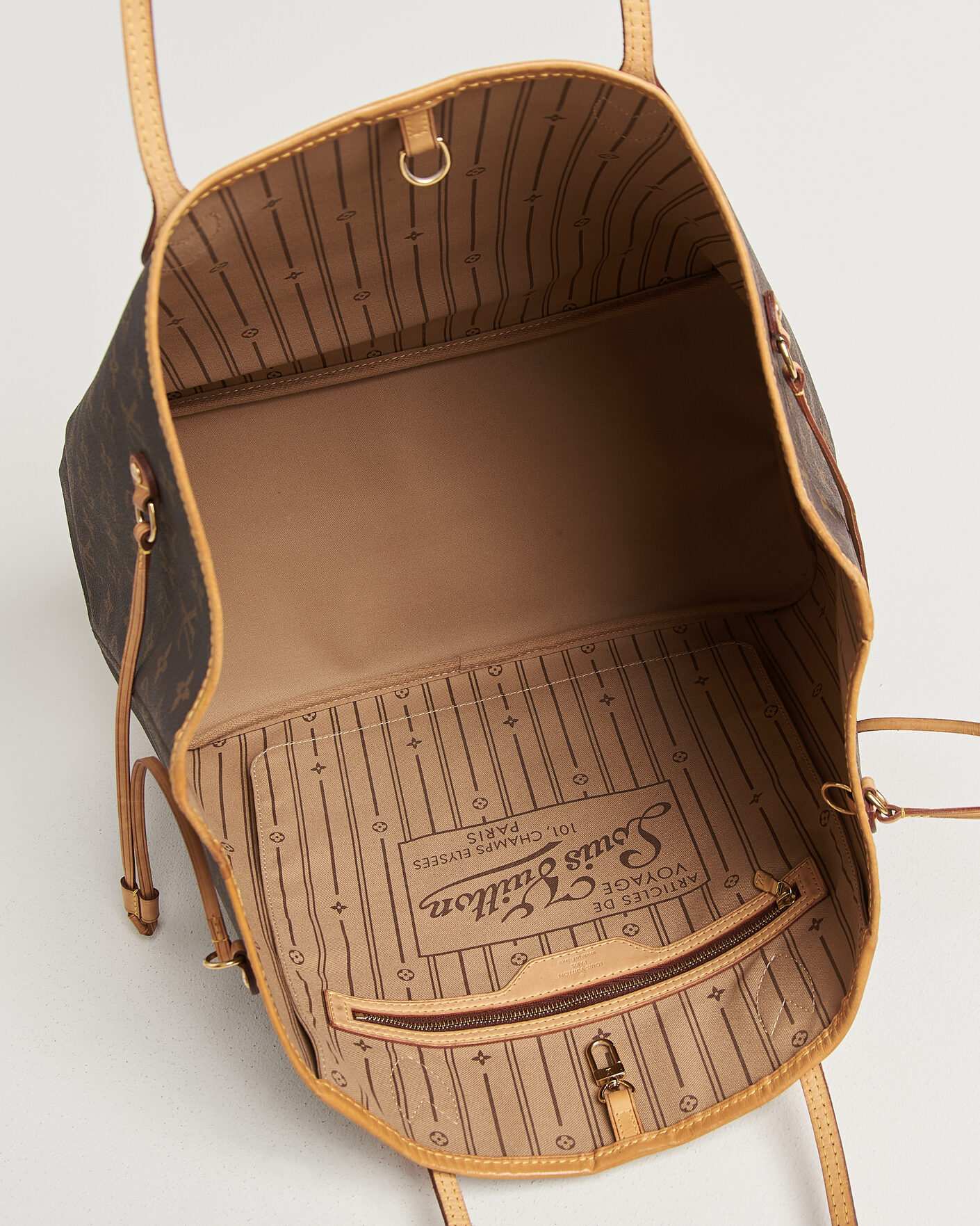 Heren | Pre-Owned & Vintage Bags | Louis Vuitton Pre-Owned | Neverfull GM Monogram
