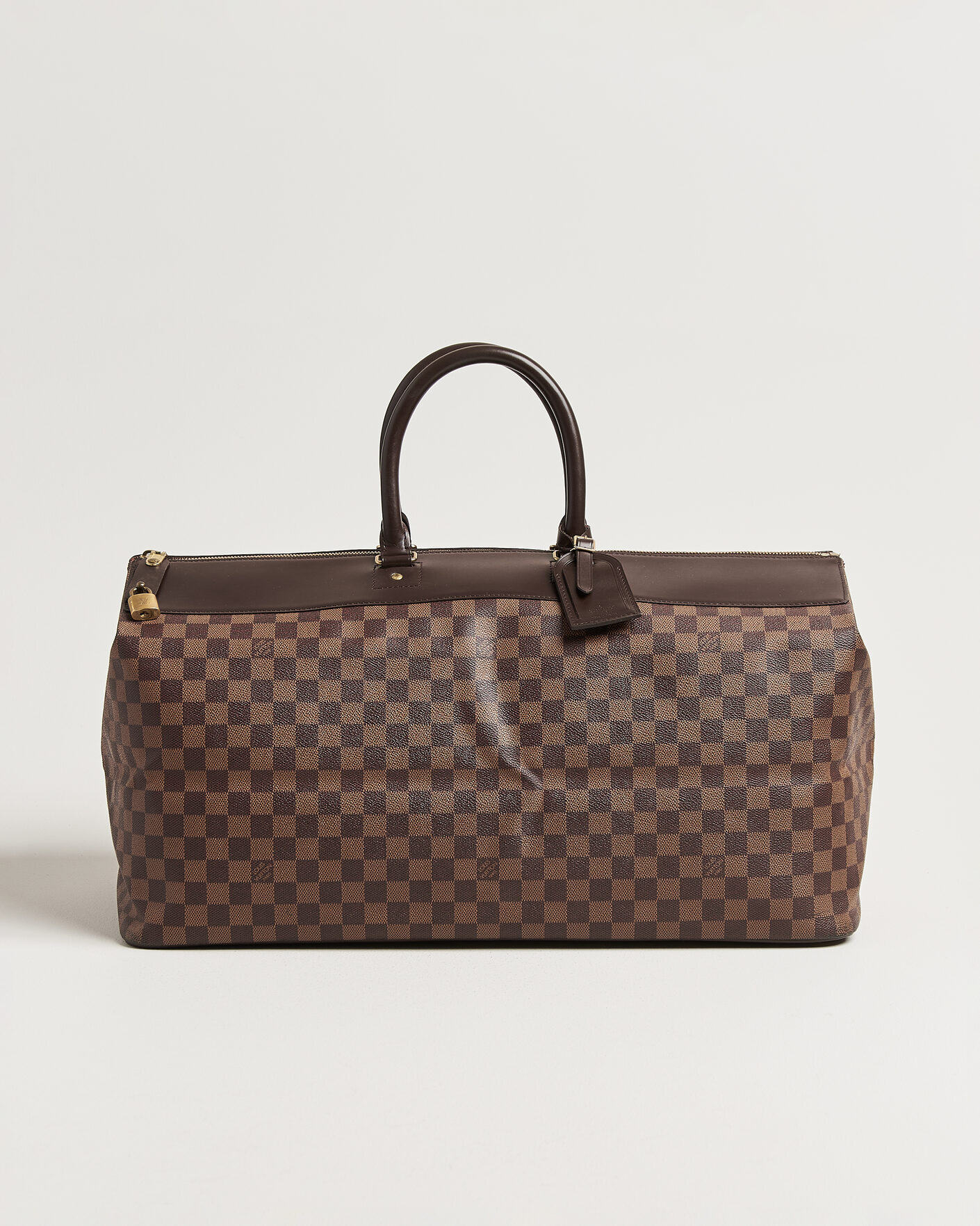 Heren | Pre-Owned & Vintage Bags | Louis Vuitton Pre-Owned | Greenwich GM Travel Bag Damier Ebene