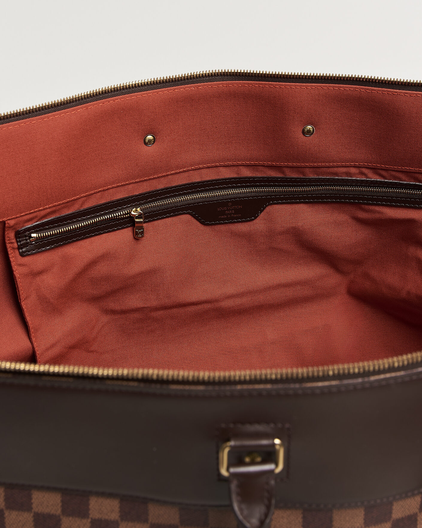Heren | Pre-Owned & Vintage Bags | Louis Vuitton Pre-Owned | Greenwich GM Travel Bag Damier Ebene