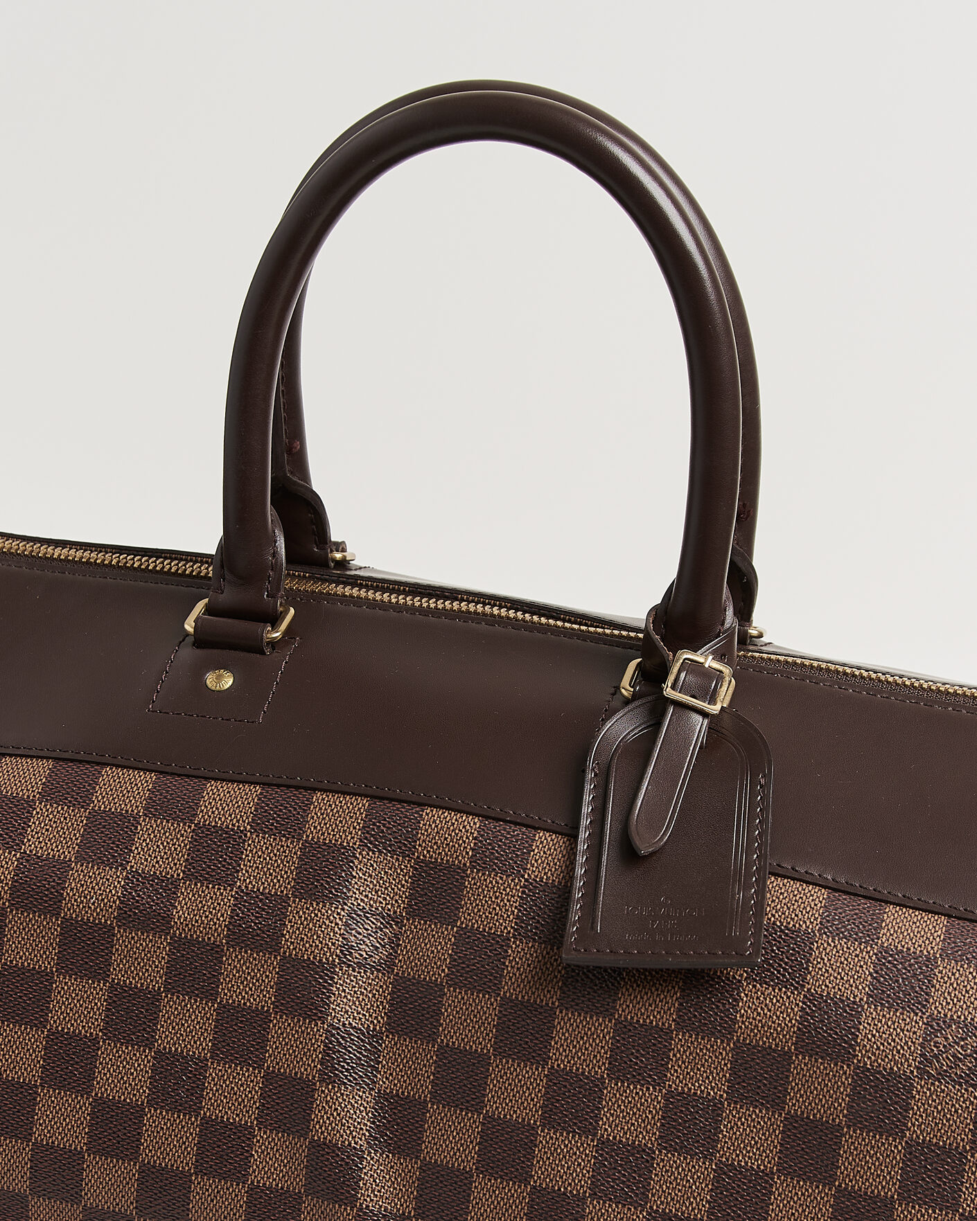 Heren | Pre-Owned & Vintage Bags | Louis Vuitton Pre-Owned | Greenwich GM Travel Bag Damier Ebene