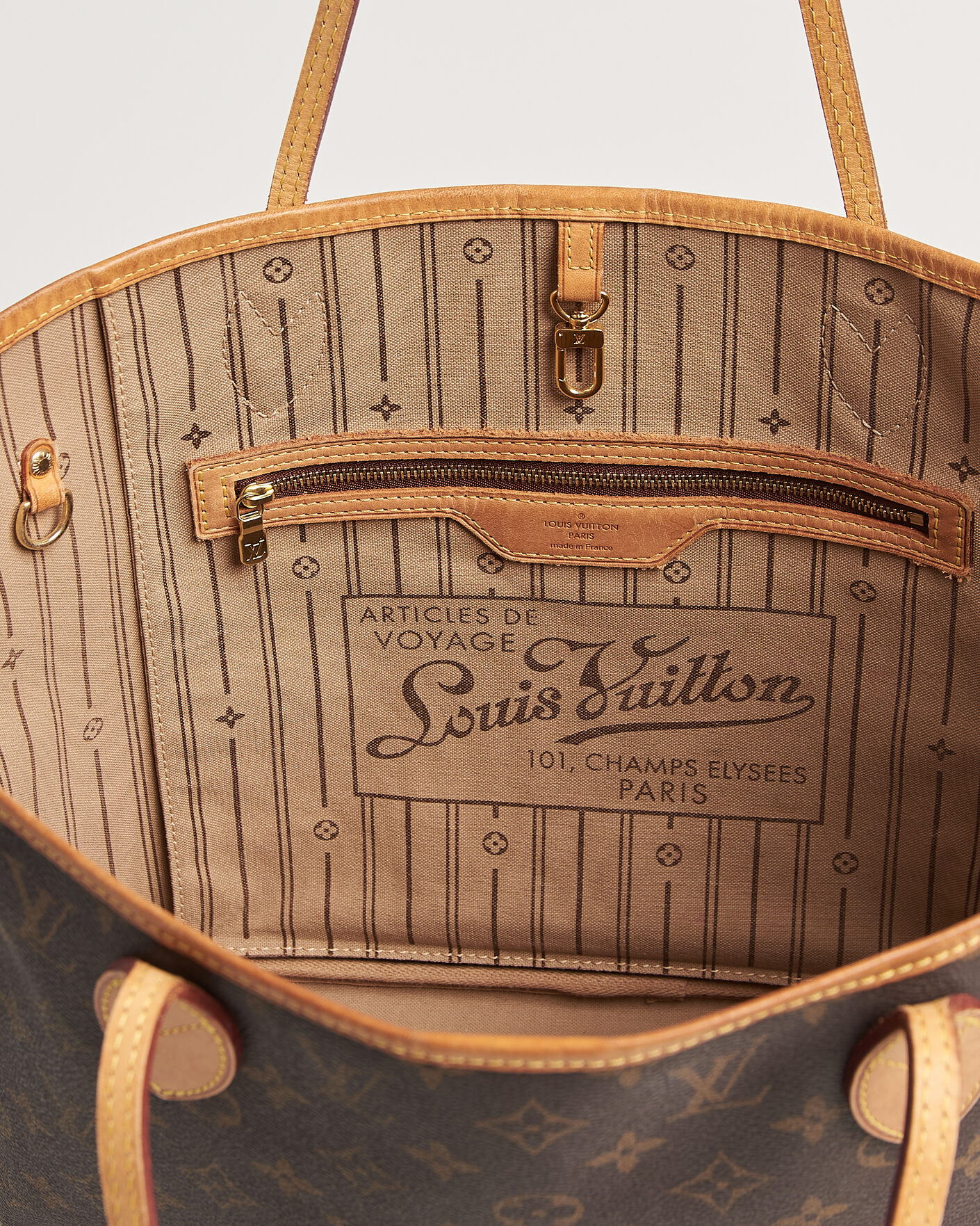 Homme | Pre-Owned & Vintage Bags | Louis Vuitton Pre-Owned | Neverfull MM Monogram