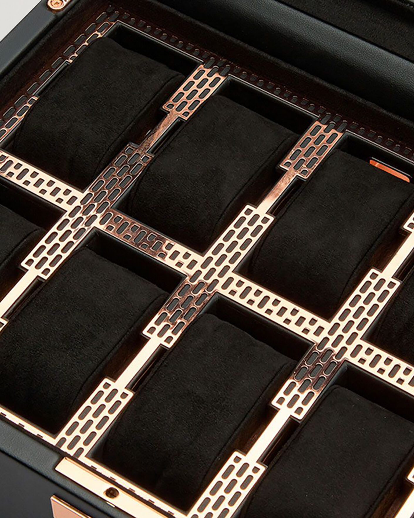Heren | Horloge & juwelendozen | WOLF | Axis 10-Piece Watch Box Copper