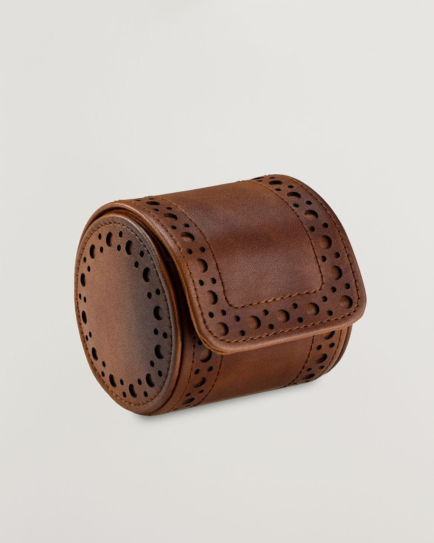 Heren | Horloge & juwelendozen | WOLF | Brouge Single Watch Roll Burnished Brown