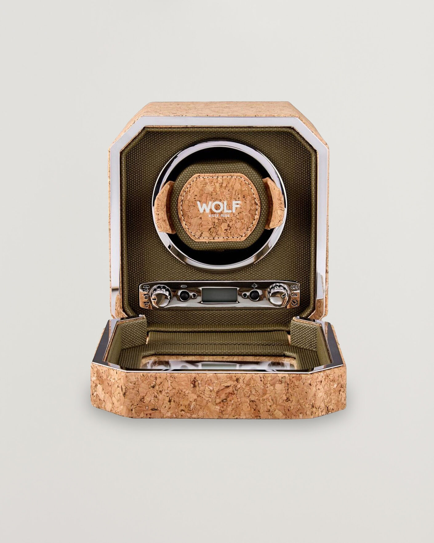 Homme | Boîtes montres et bijoux | WOLF | Cortica Single Watch Winder Cork