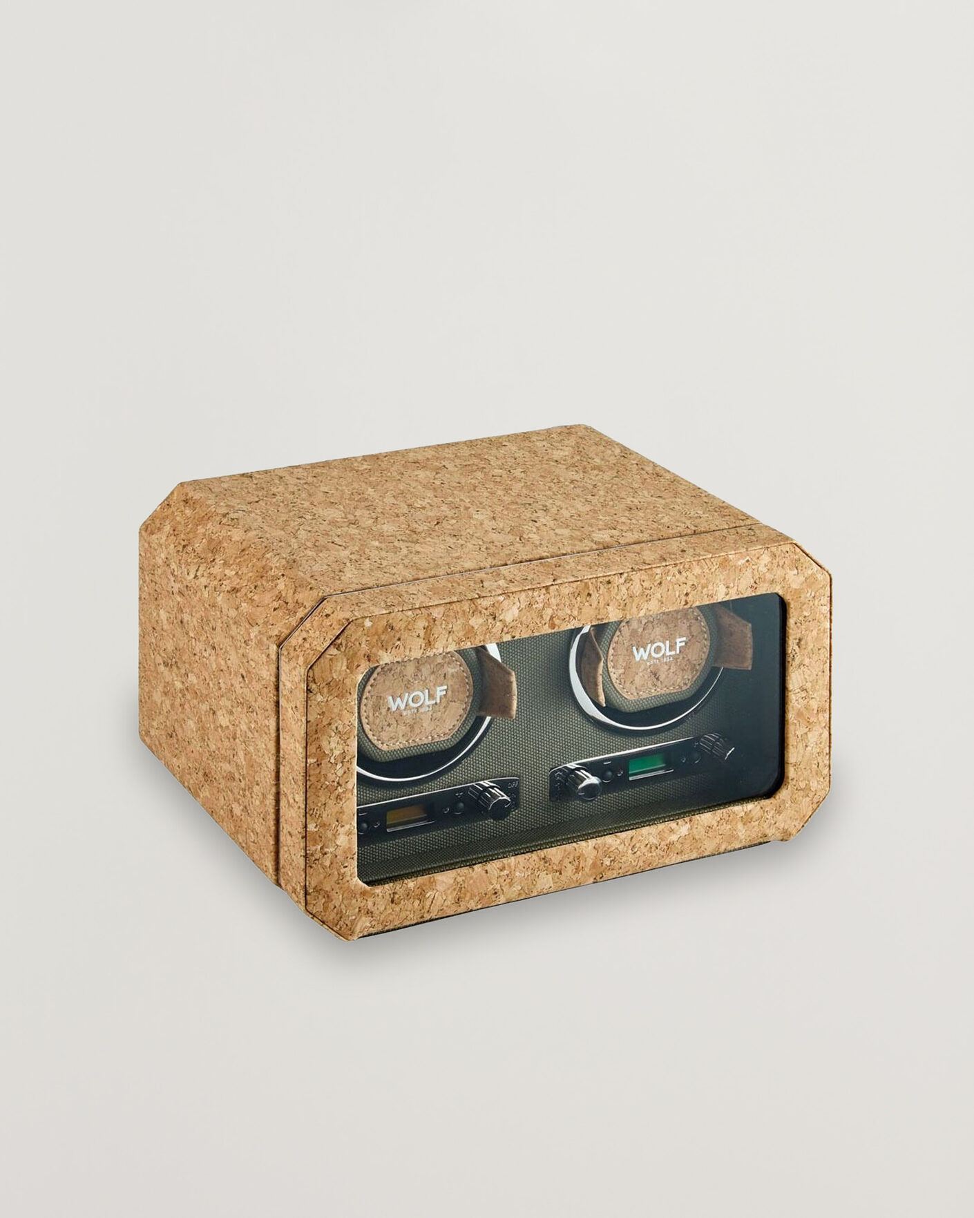 Homme | Boîtes montres et bijoux | WOLF | Cortica Double Watch Winder Cork