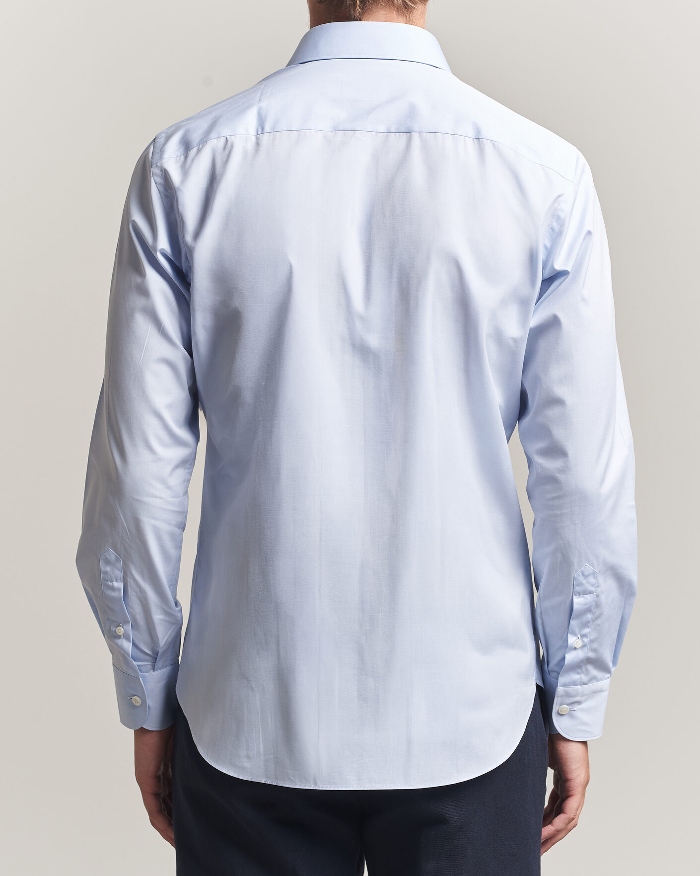 Homme | Chemises | Brioni | Poplin Cotton Dress Shirt Light Blue