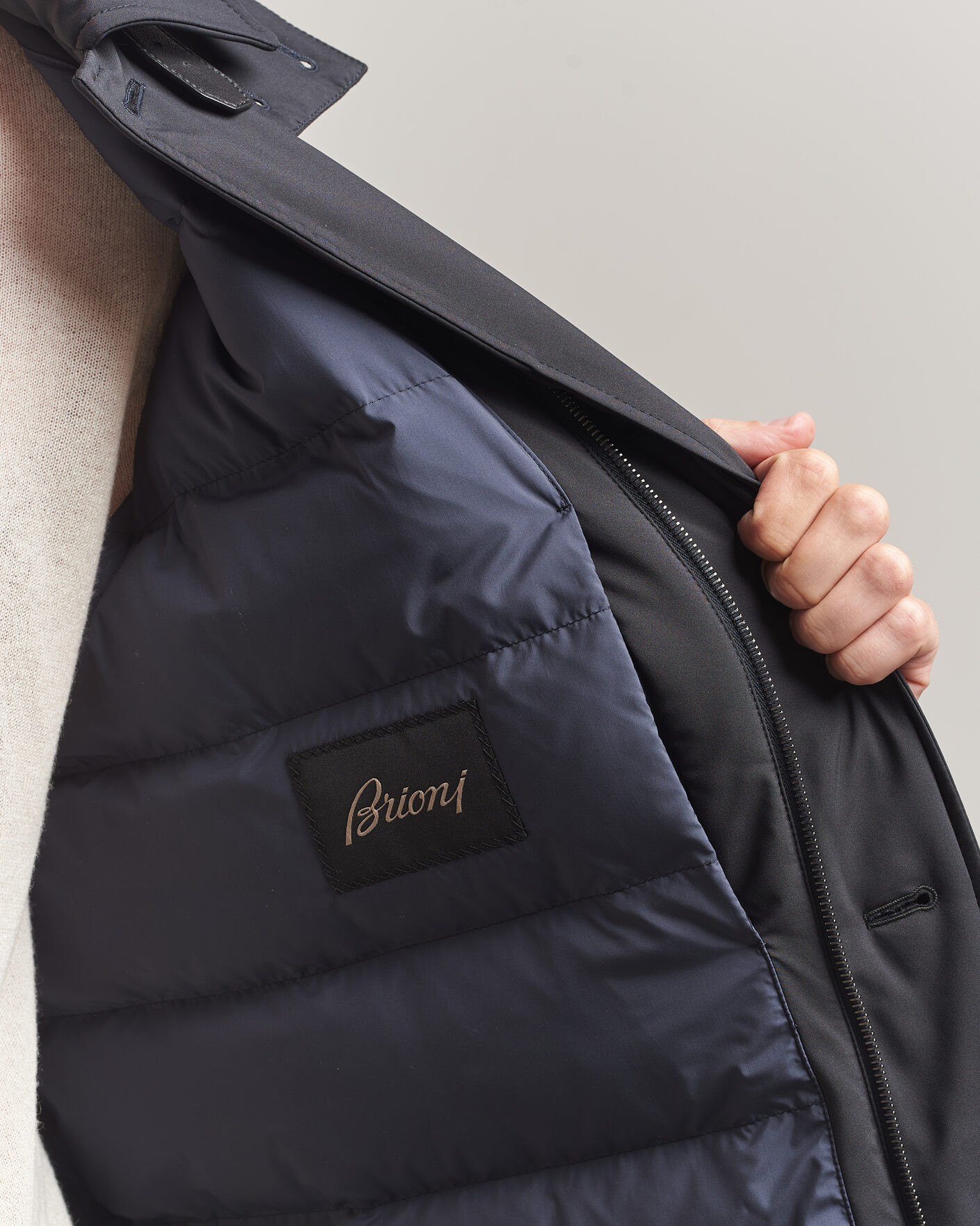 Homme | Manteaux Et Vestes | Brioni | Performa Down Coat Navy