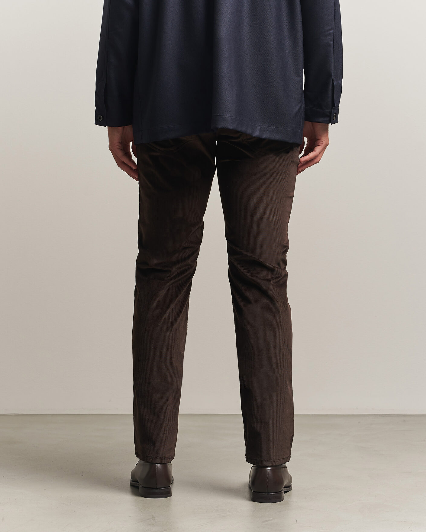 Heren | Broeken | Brioni | 5-Pocket Corduroy Pants Dark Brown