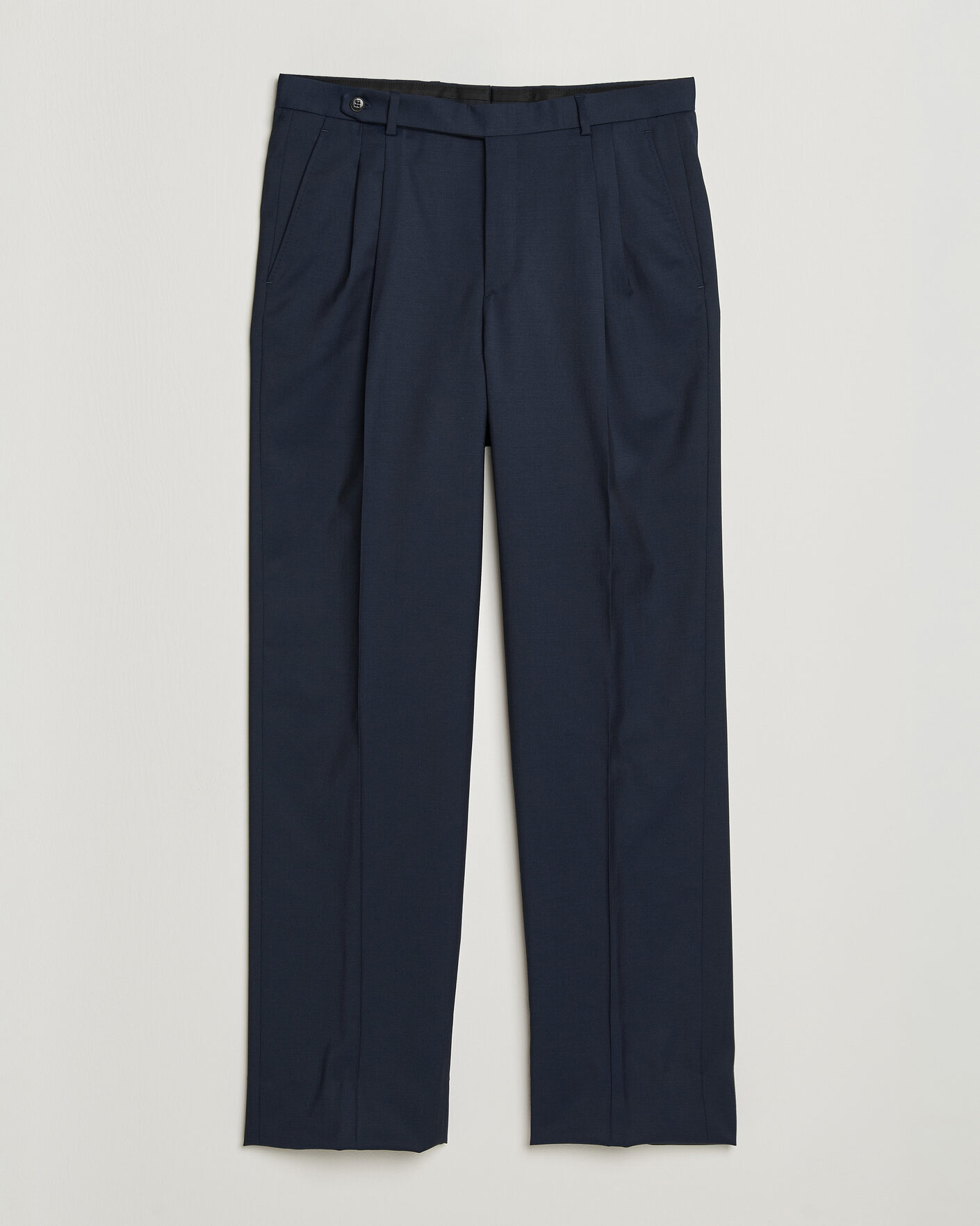 Homme | Pantalons | Brioni | Capri Wool Trousers Navy