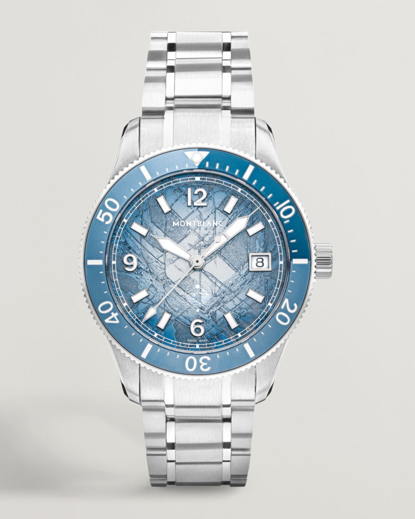 Homme | Montblanc Iced Sea Automatic Date 0 Oxygen Light Blue | Montblanc | Iced Sea Automatic Date 0 Oxygen Light Blue