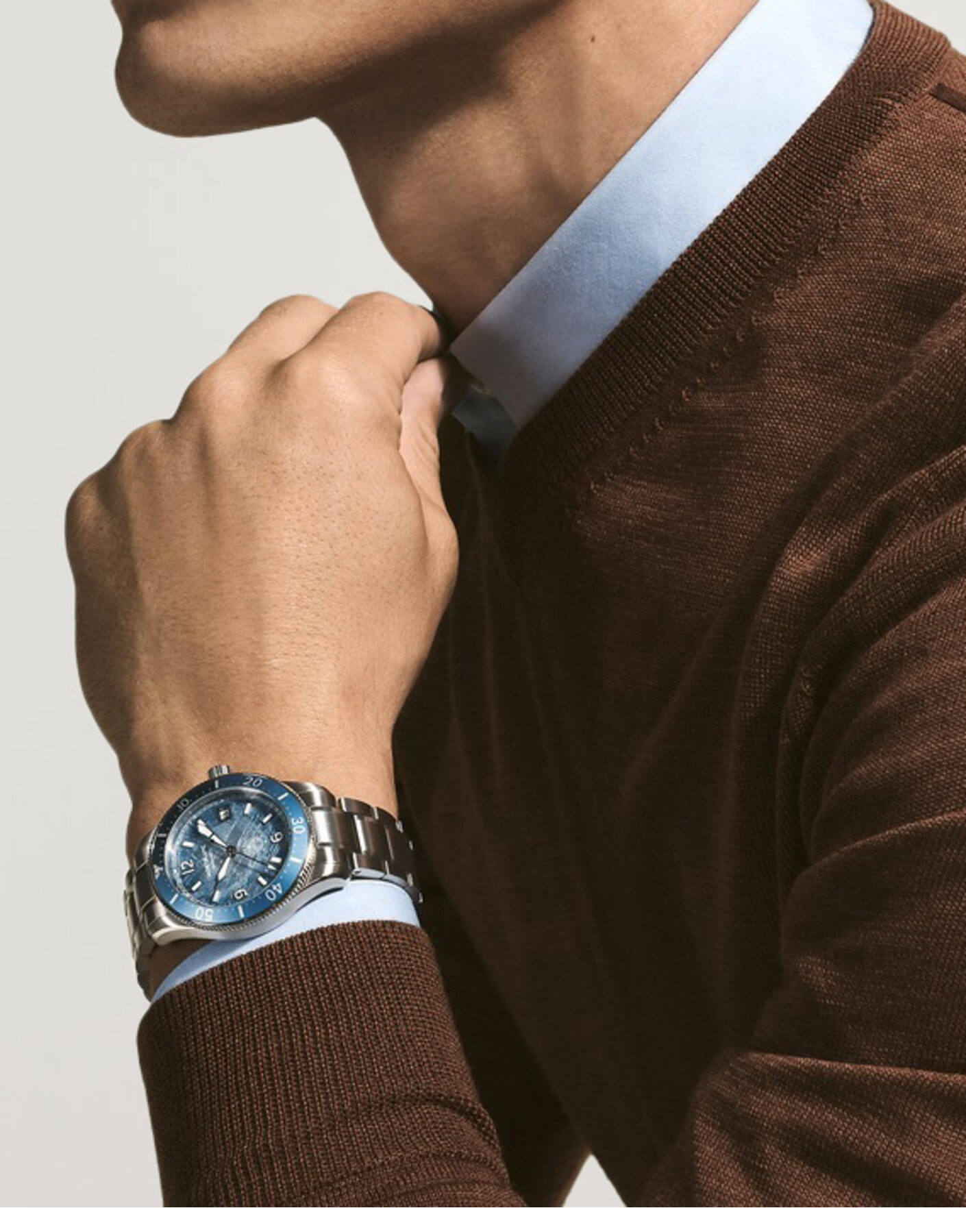 Heren | Montblanc Iced Sea Automatic Date 0 Oxygen Light Blue | Montblanc | Iced Sea Automatic Date 0 Oxygen Light Blue