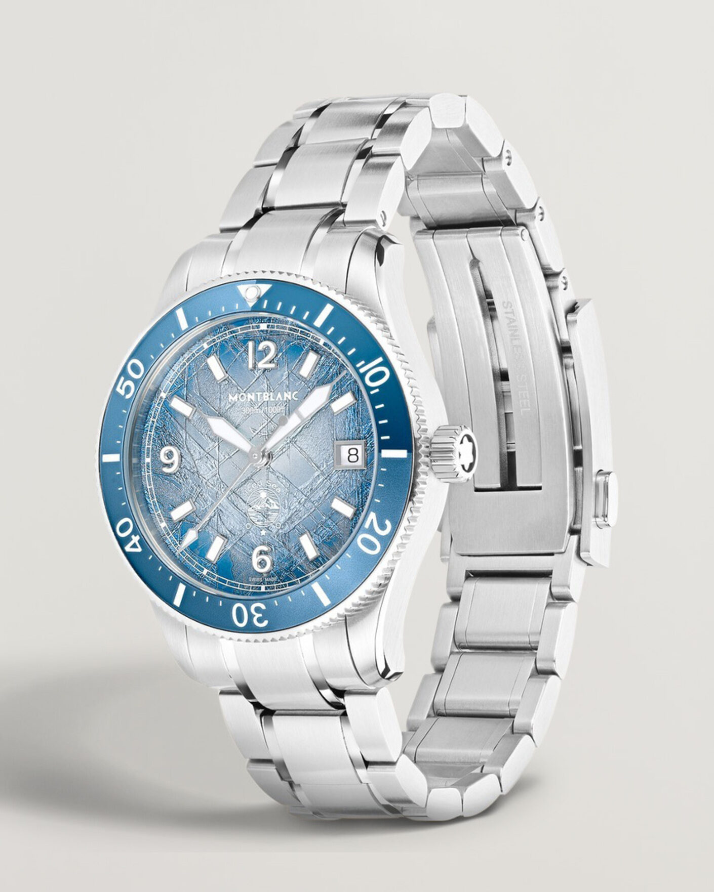 Homme | Montblanc Iced Sea Automatic Date 0 Oxygen Light Blue | Montblanc | Iced Sea Automatic Date 0 Oxygen Light Blue