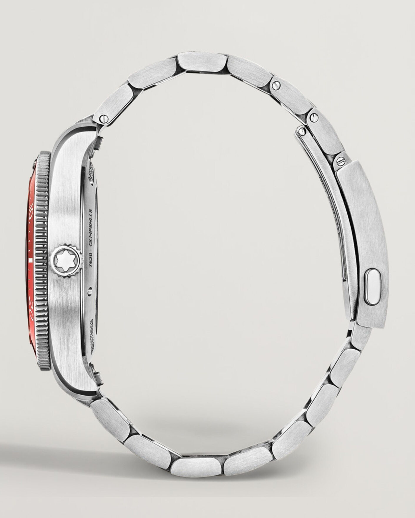 Heren | Roestvrijstalen band | Montblanc | Iced Sea Automatic Date 0 Oxygen Limited Red