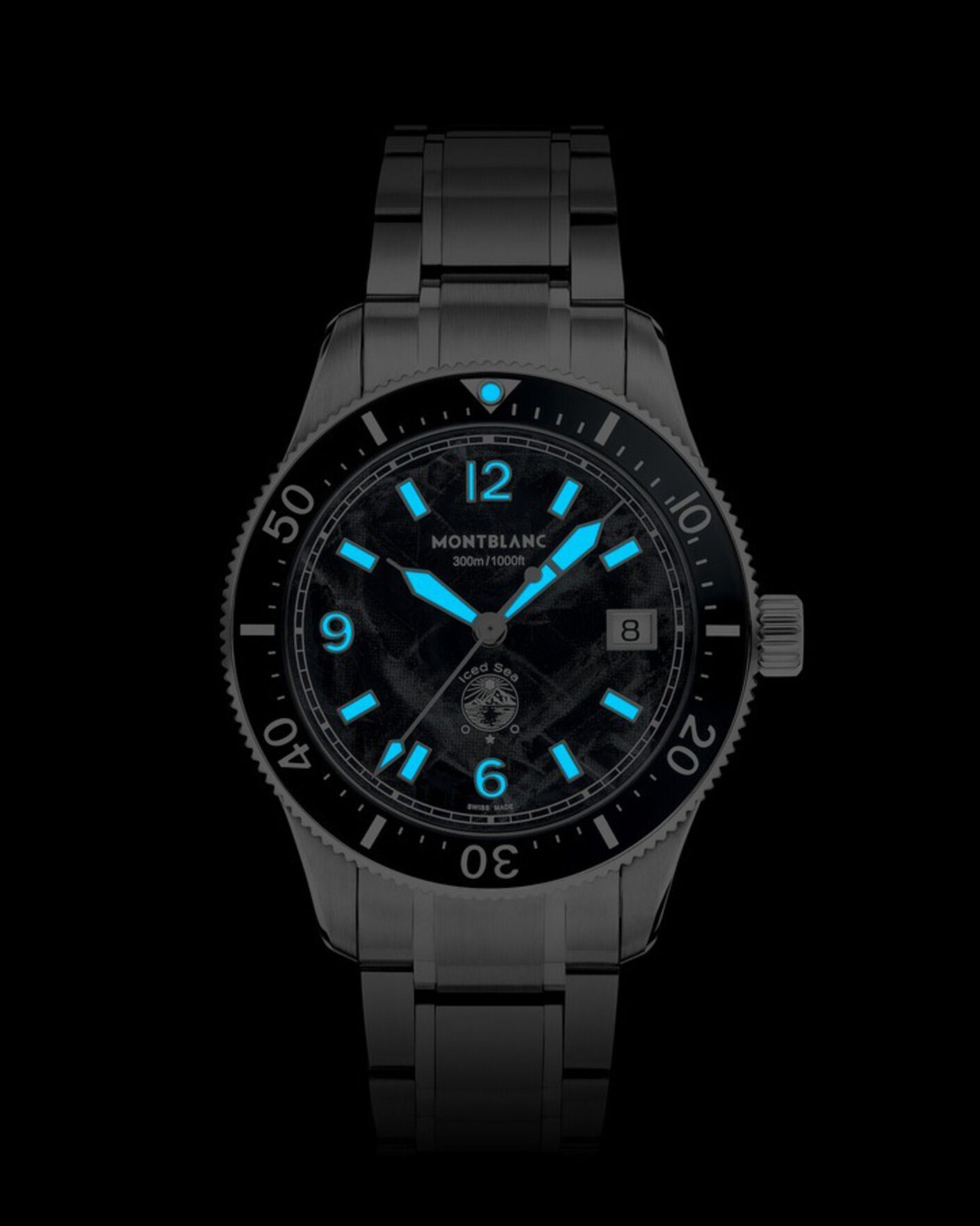 Homme | Montblanc Iced Sea Automatic Date 0 Oxygen Black | Montblanc | Iced Sea Automatic Date 0 Oxygen Black