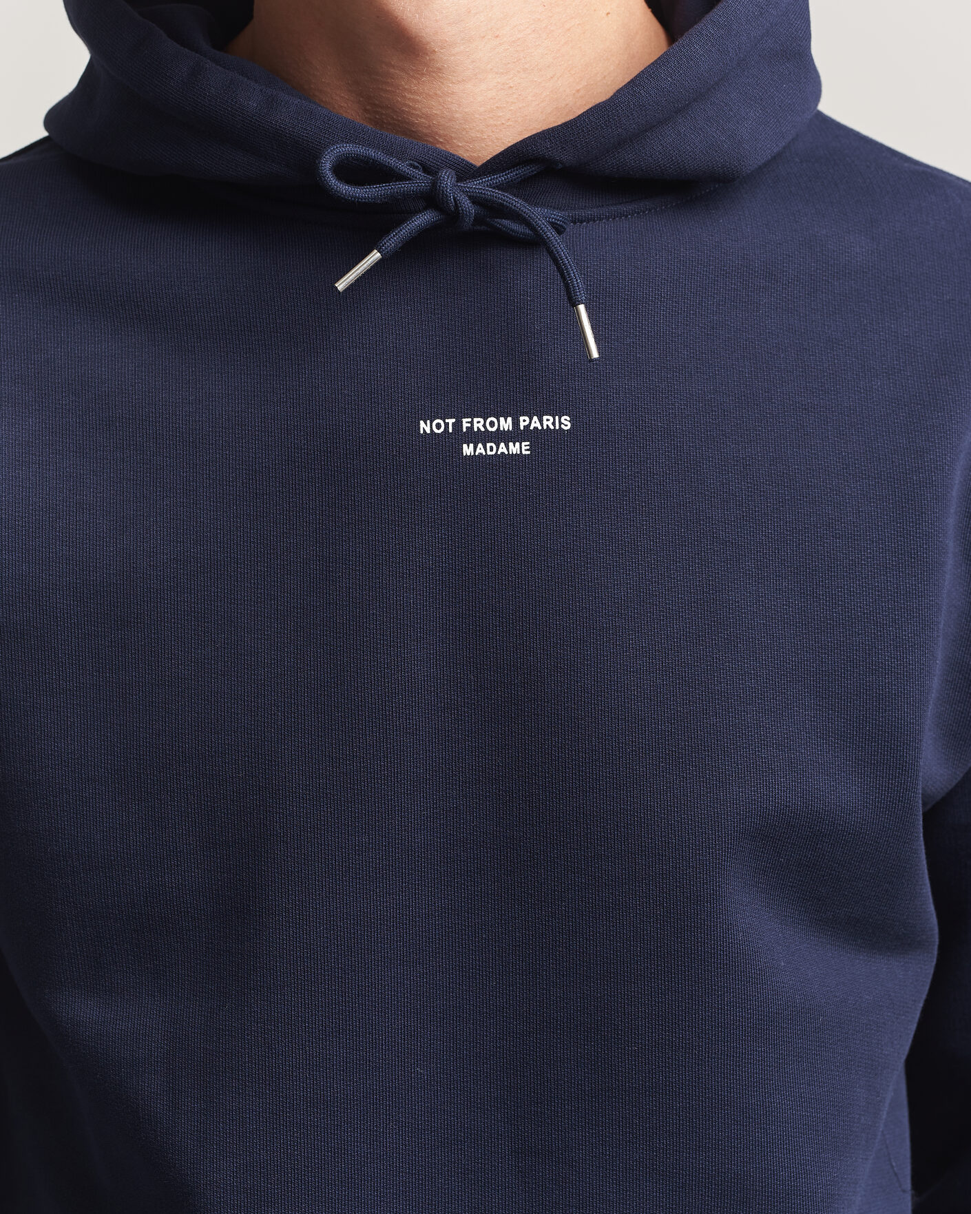 Homme | Pulls Et Tricots | Drôle de Monsieur | Classic Slogan Hoodie Navy