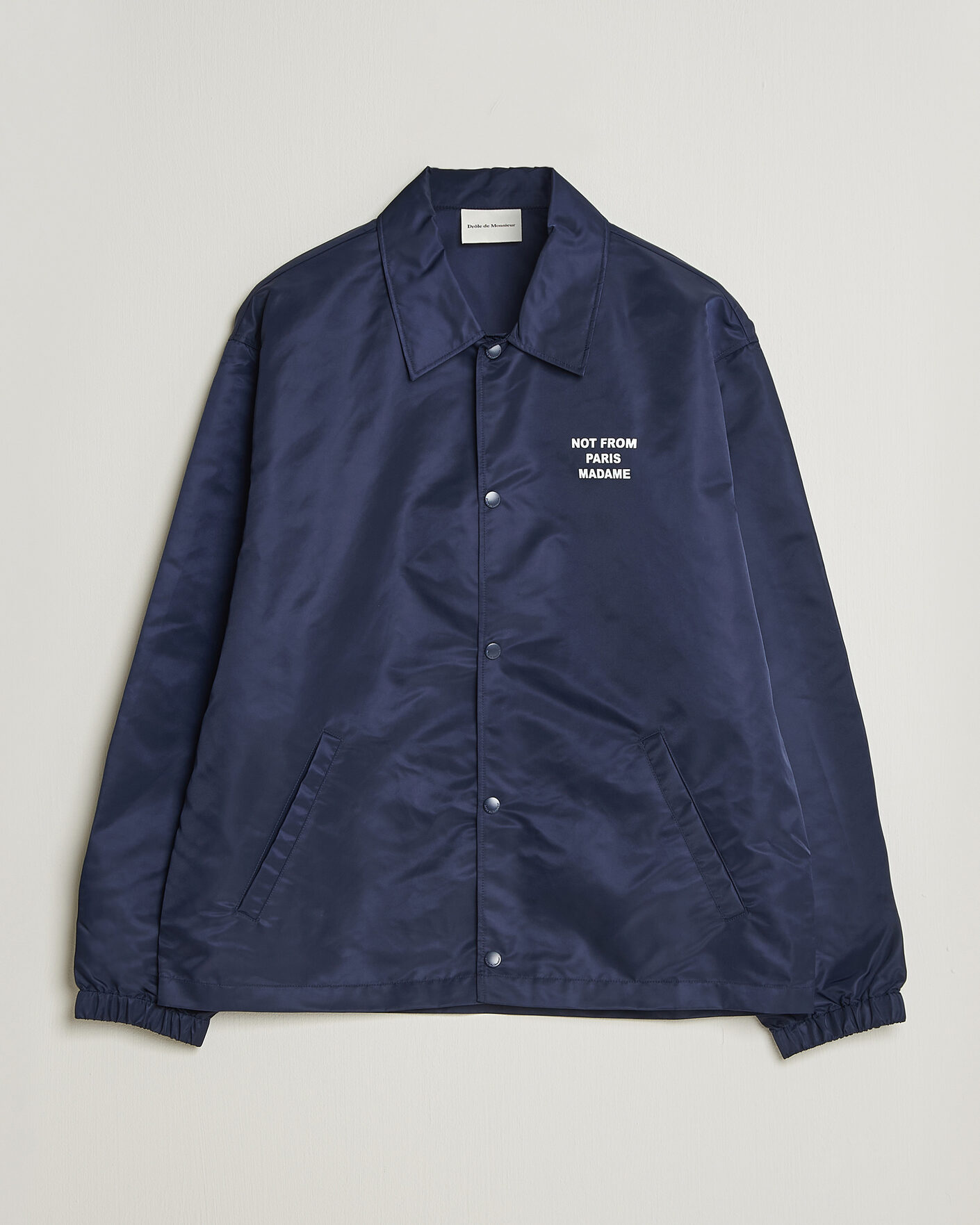 Homme | Manteaux Et Vestes | Drôle de Monsieur | La Veste Slogan Jacket Navy