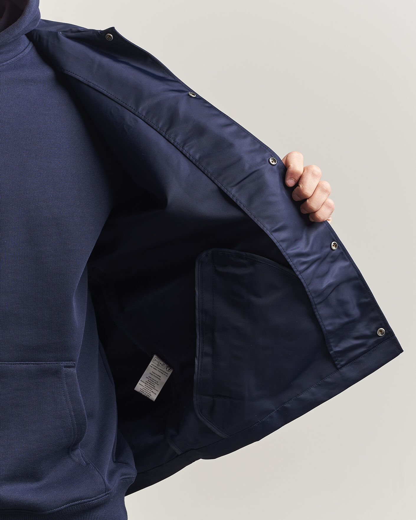 Homme | Manteaux Et Vestes | Drôle de Monsieur | La Veste Slogan Jacket Navy