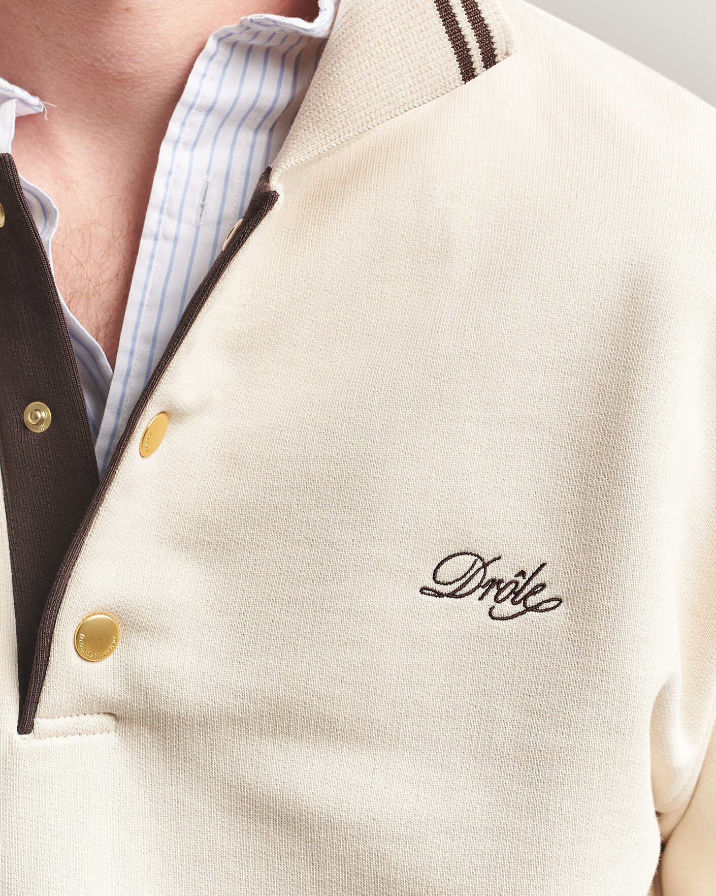 Homme | Pulls Et Tricots | Drôle de Monsieur | Tipped Rugger Light Sand