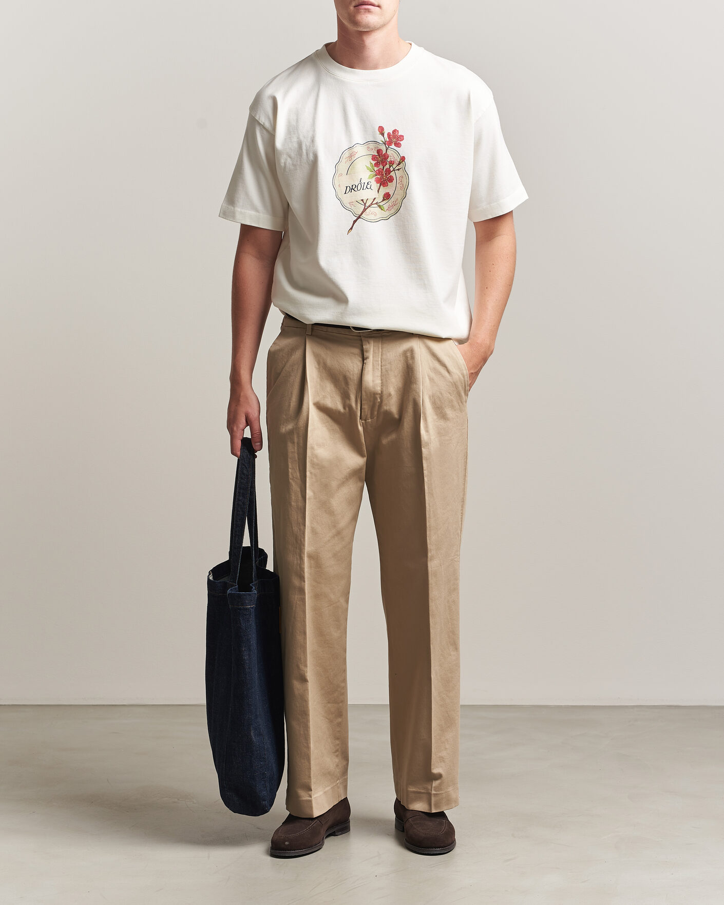 Heren | T-shirts | Drôle de Monsieur | Porcelaine T-shirt Off White