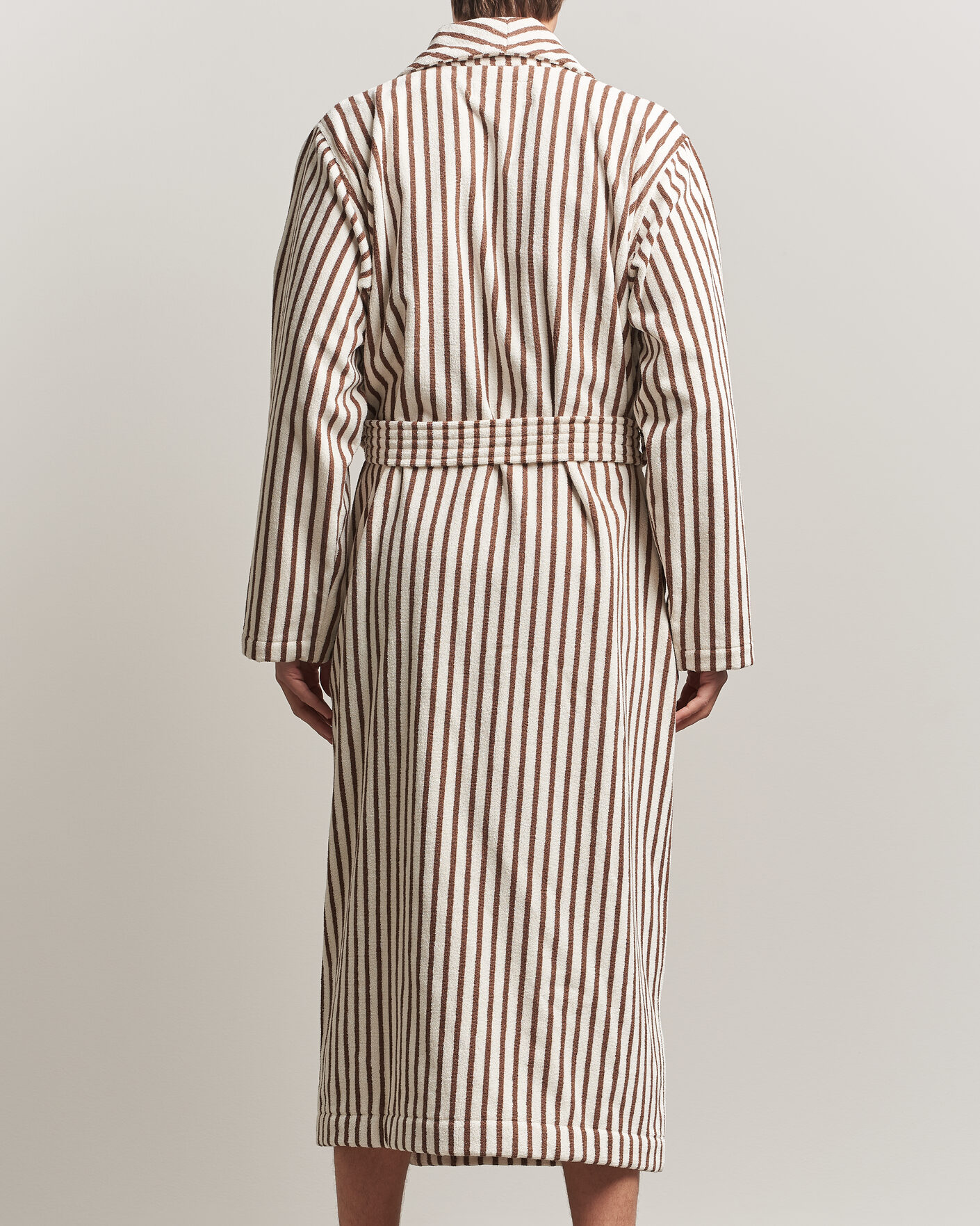 Homme | Peignoirs Et Pyjamas | Tekla | Organic Terry Classic Bathrobe Kodiak Stripes