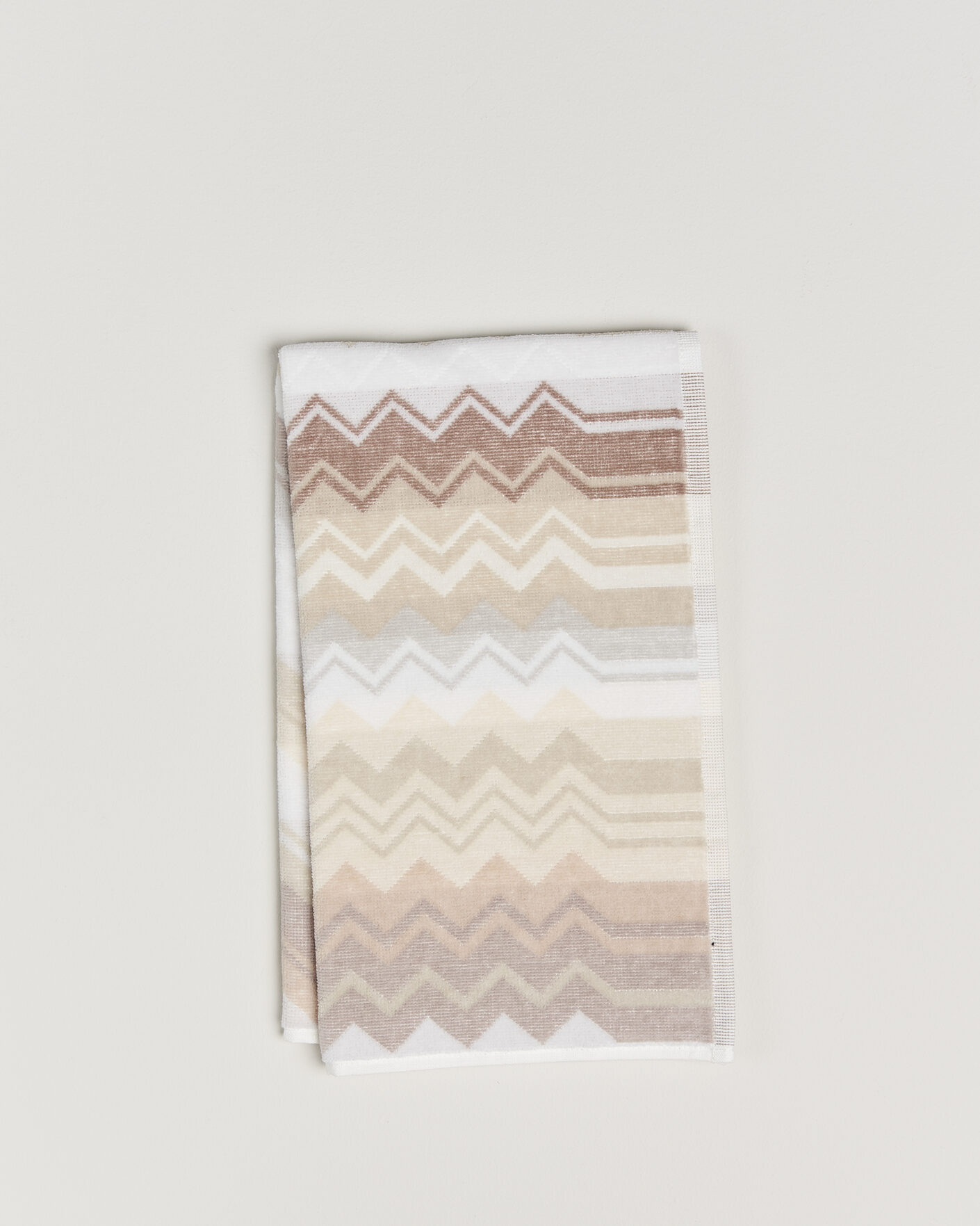 Heren | Stoffen | Missoni Home | Giacomo Hand Towel 70x40cm Beige