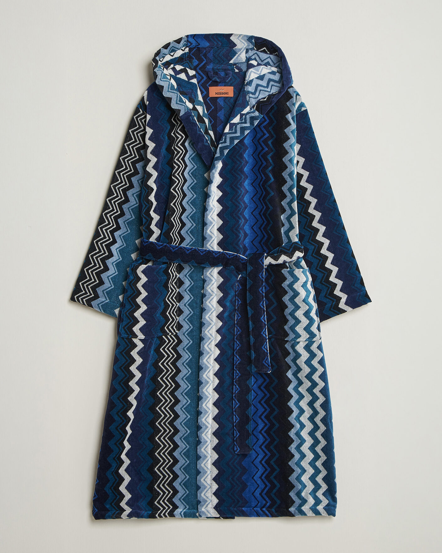Homme | Peignoirs Et Pyjamas | Missoni Home | Giacomo Hooded Bathrobe Multi Blue