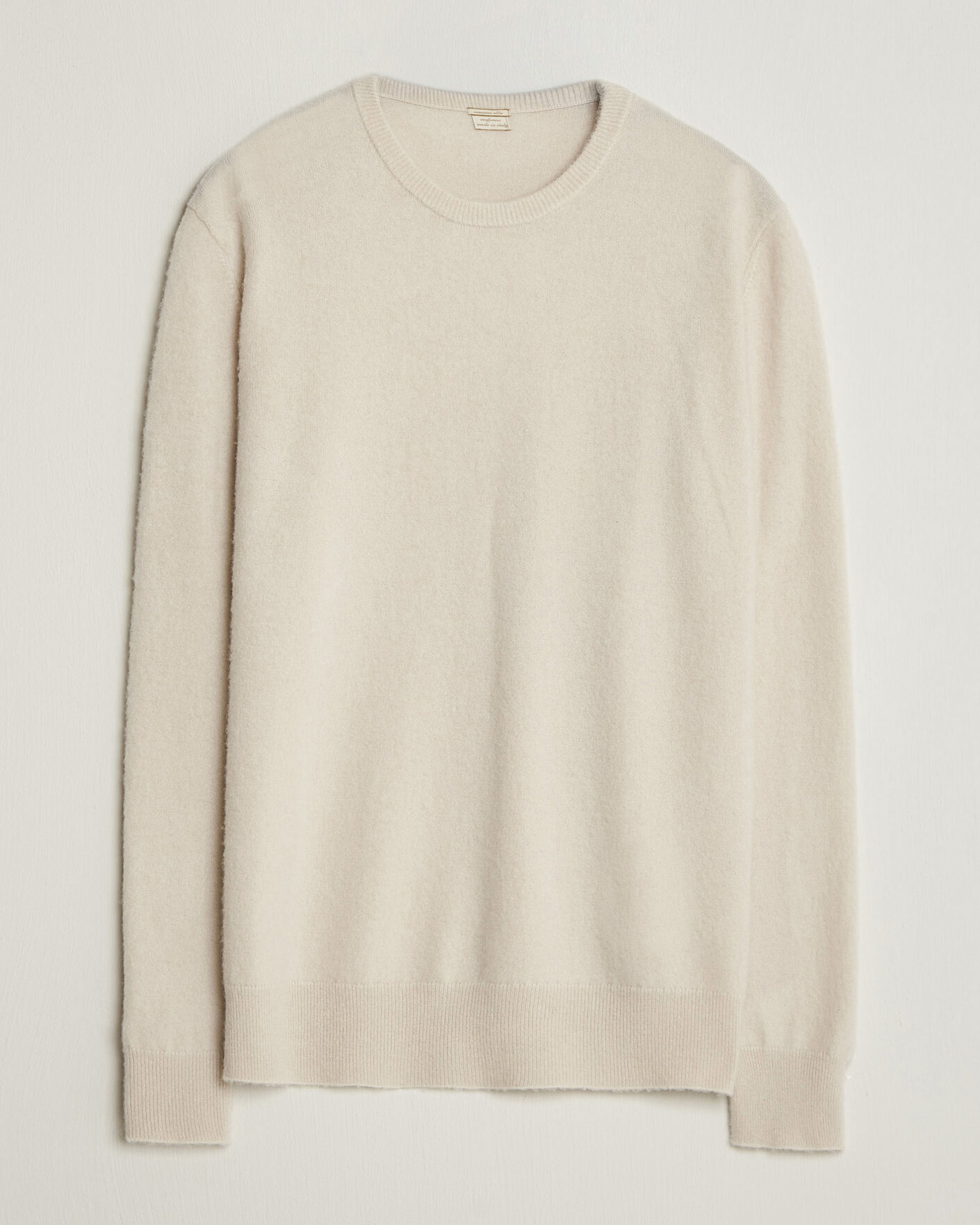 Heren | Truien | Massimo Alba | Kane Brushed Cashmere Sweater Magnolia