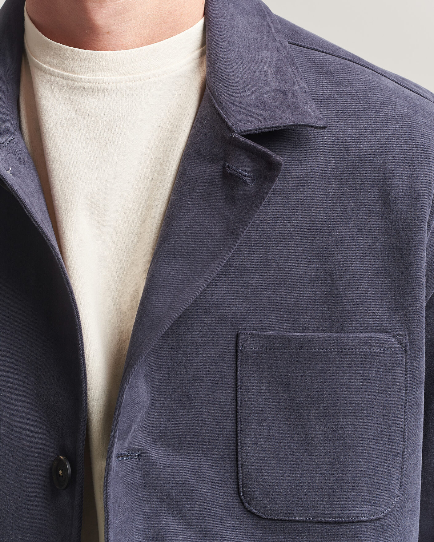 Heren | Jassen | Massimo Alba | Florida Brushed Cotton Jacket Navy