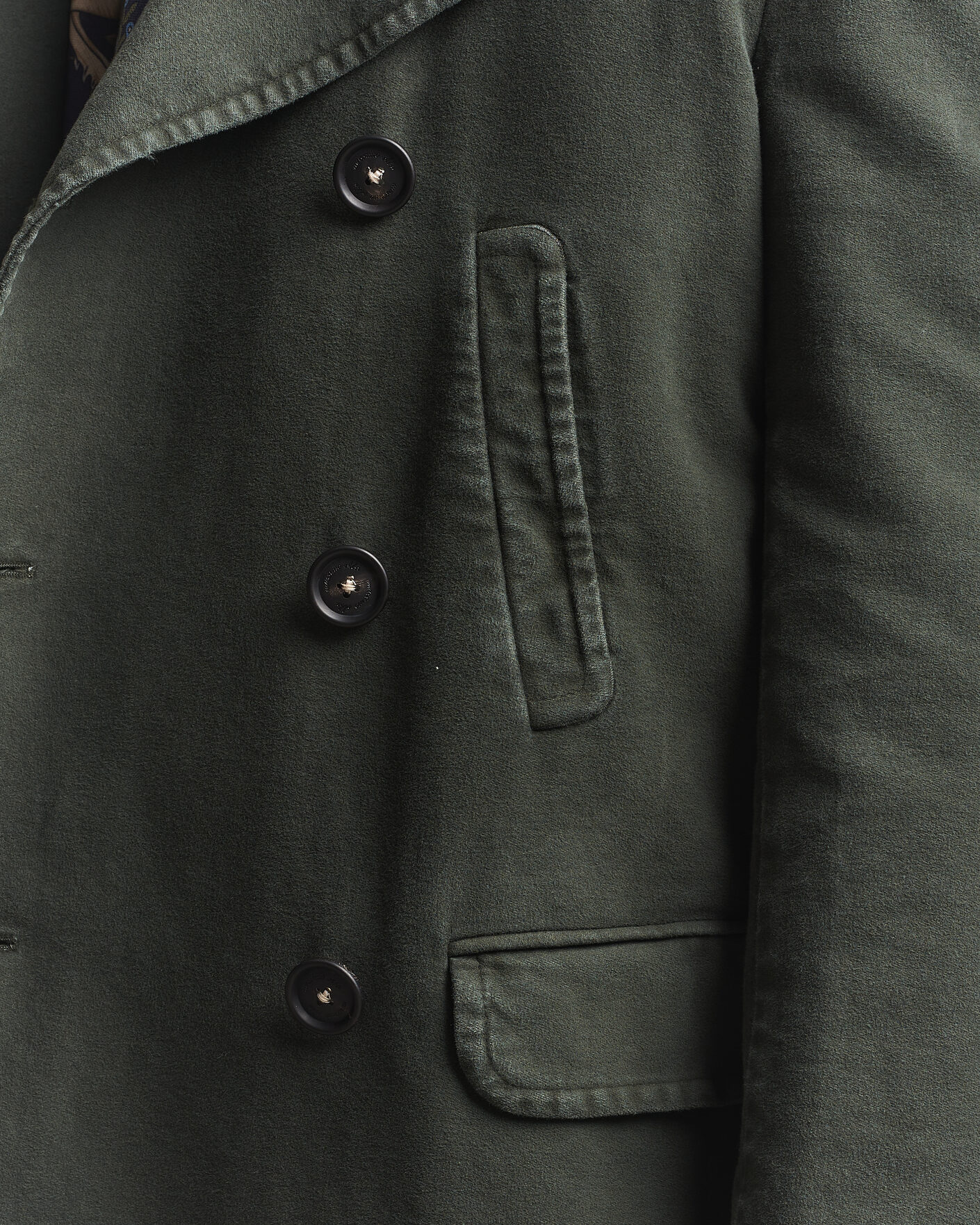 Homme | Manteaux Et Vestes | Massimo Alba | Moleskine Peacoat Forest Night