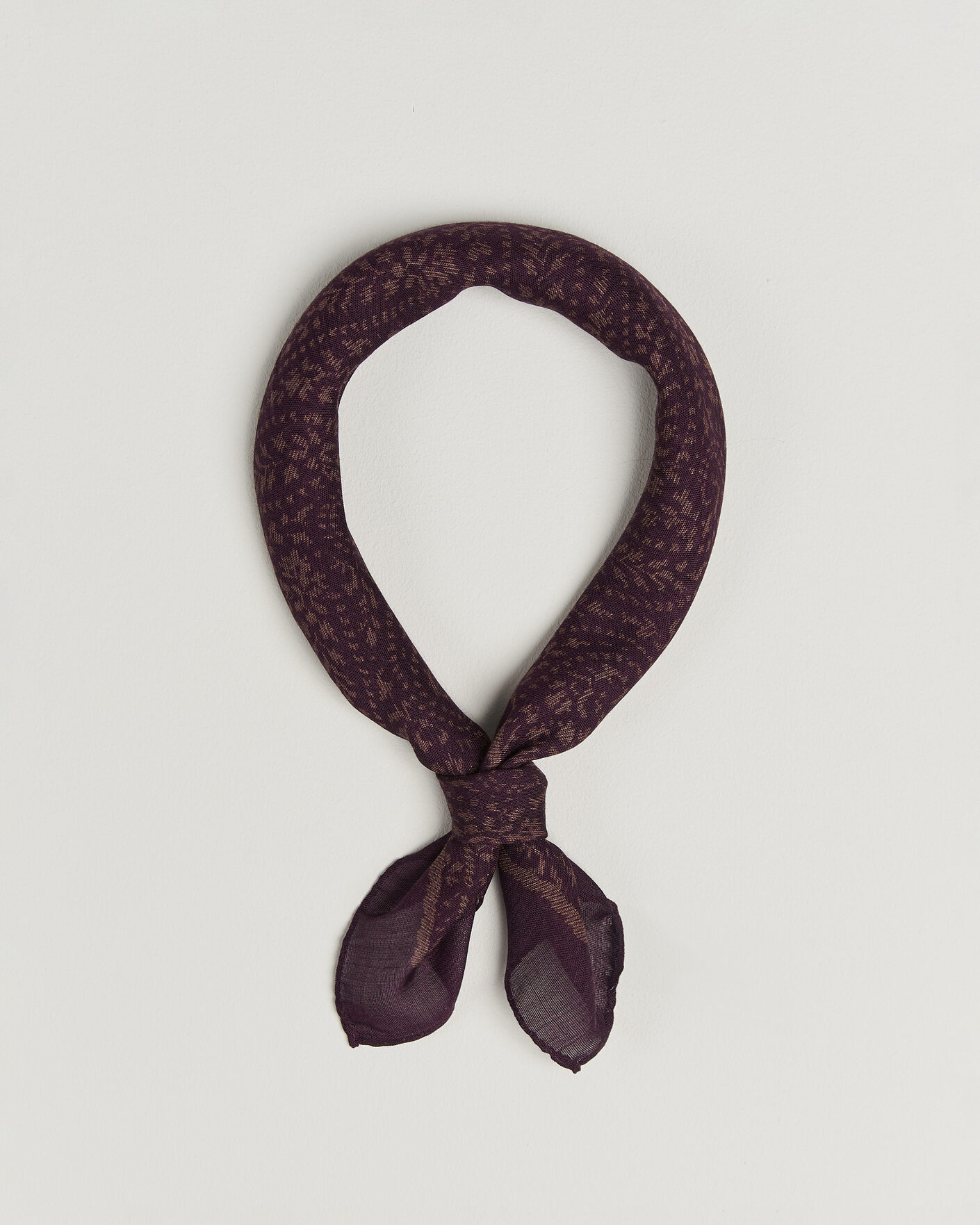 Homme | Écharpes | Massimo Alba | Cashmere/Silk Bandana Burgundy