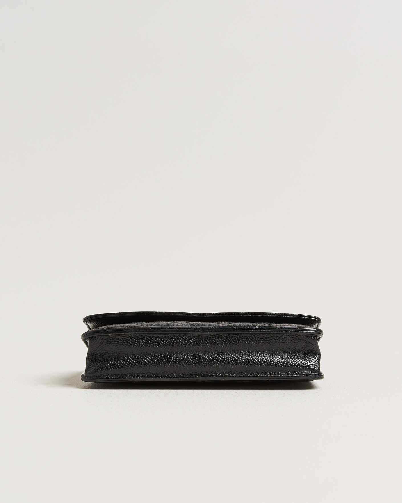 Heren | Pre-Owned & Vintage Bags | Chanel Pre-Owned | Wallet On Chain Caviar Leather Black