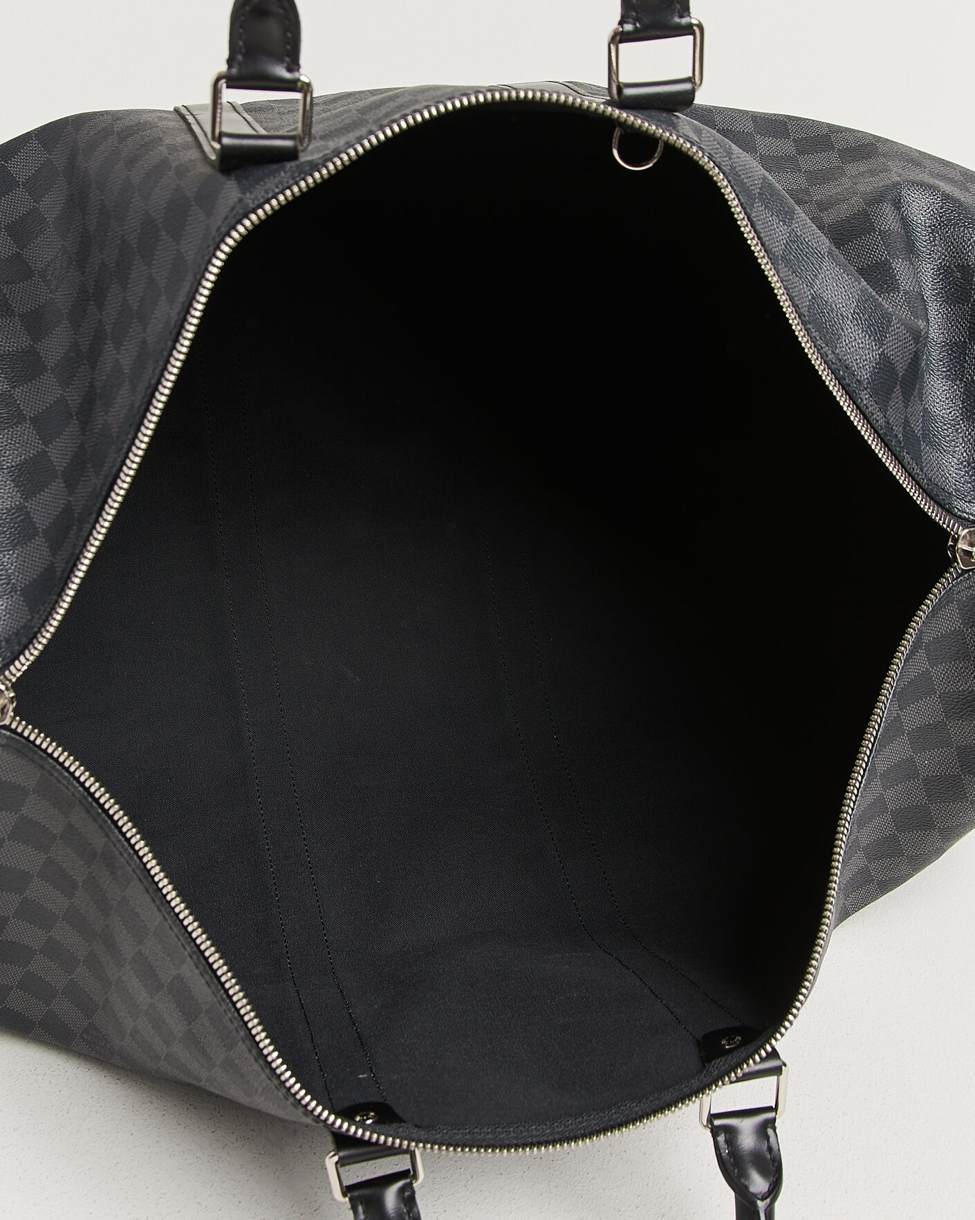 Heren | Pre-Owned & Vintage Bags | Louis Vuitton Pre-Owned | Keepall 55 Bandouliére Damier Graphite