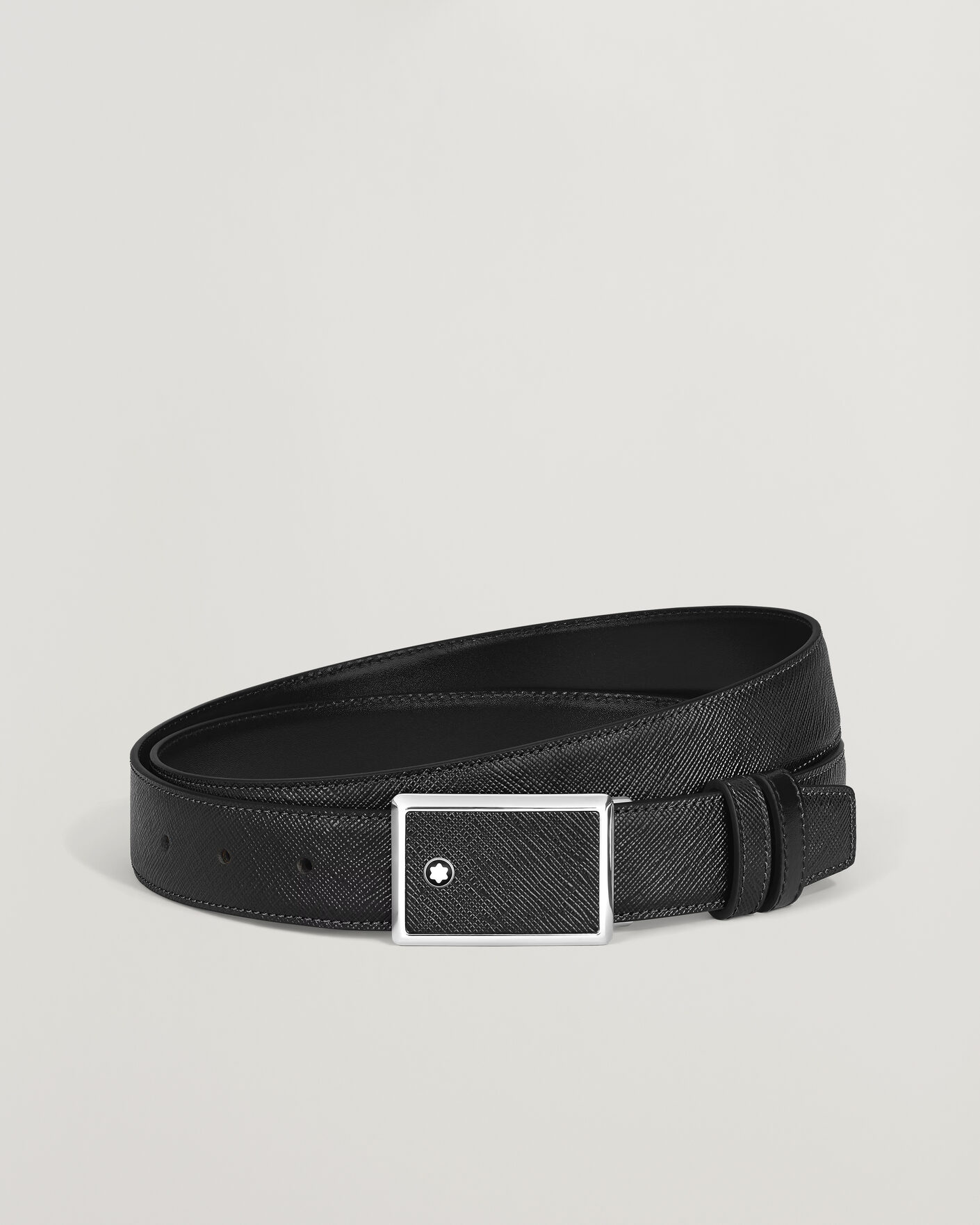 Homme | Ceintures | Montblanc | Buckle 30mm Leather Belt Black