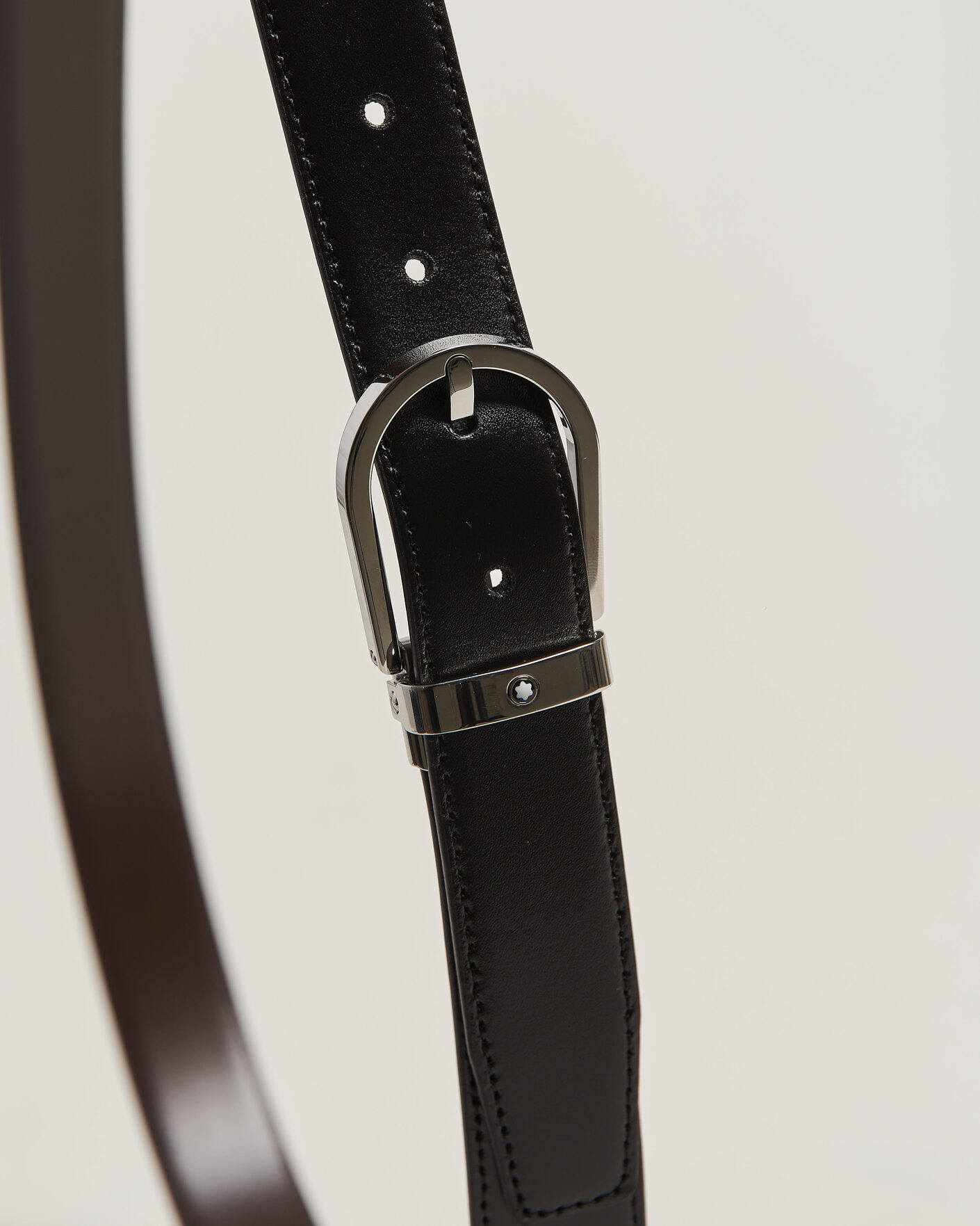Heren | Riemen | Montblanc | Meisterstück Horseshoe 30mm Reversible Belt Black/Brown