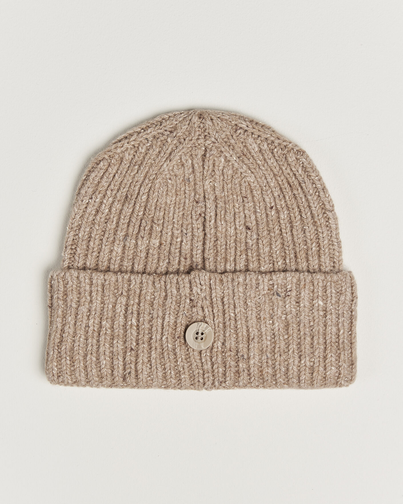 Homme | Bonnets | Carhartt WIP | Anglistic Wool/Cotton Beanie Specled Fleur De Sel