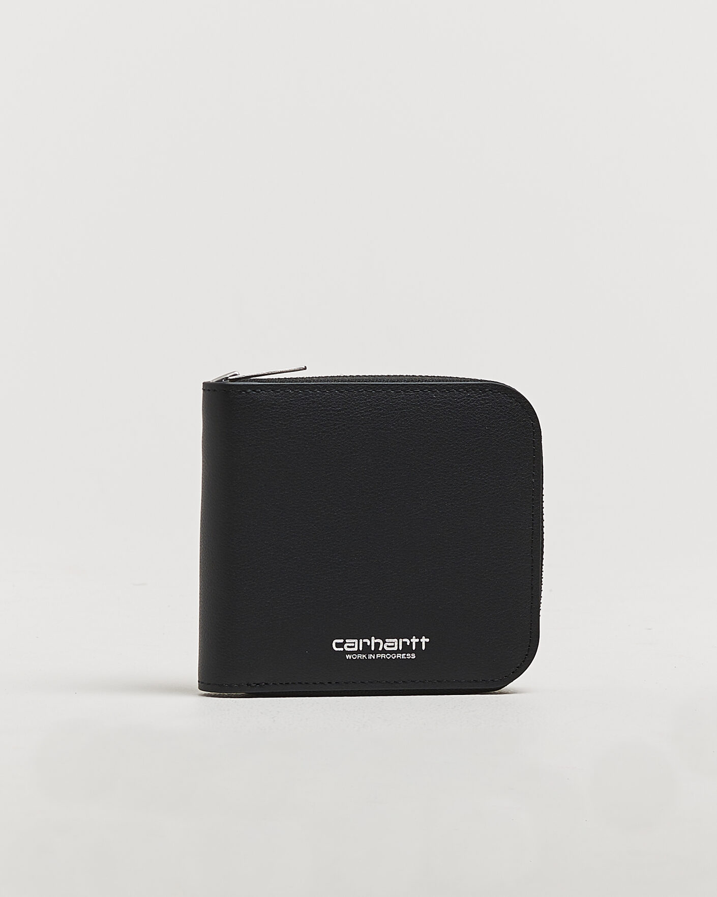 Heren | Portemonnees | Carhartt WIP | Leather Zip Wallet Black