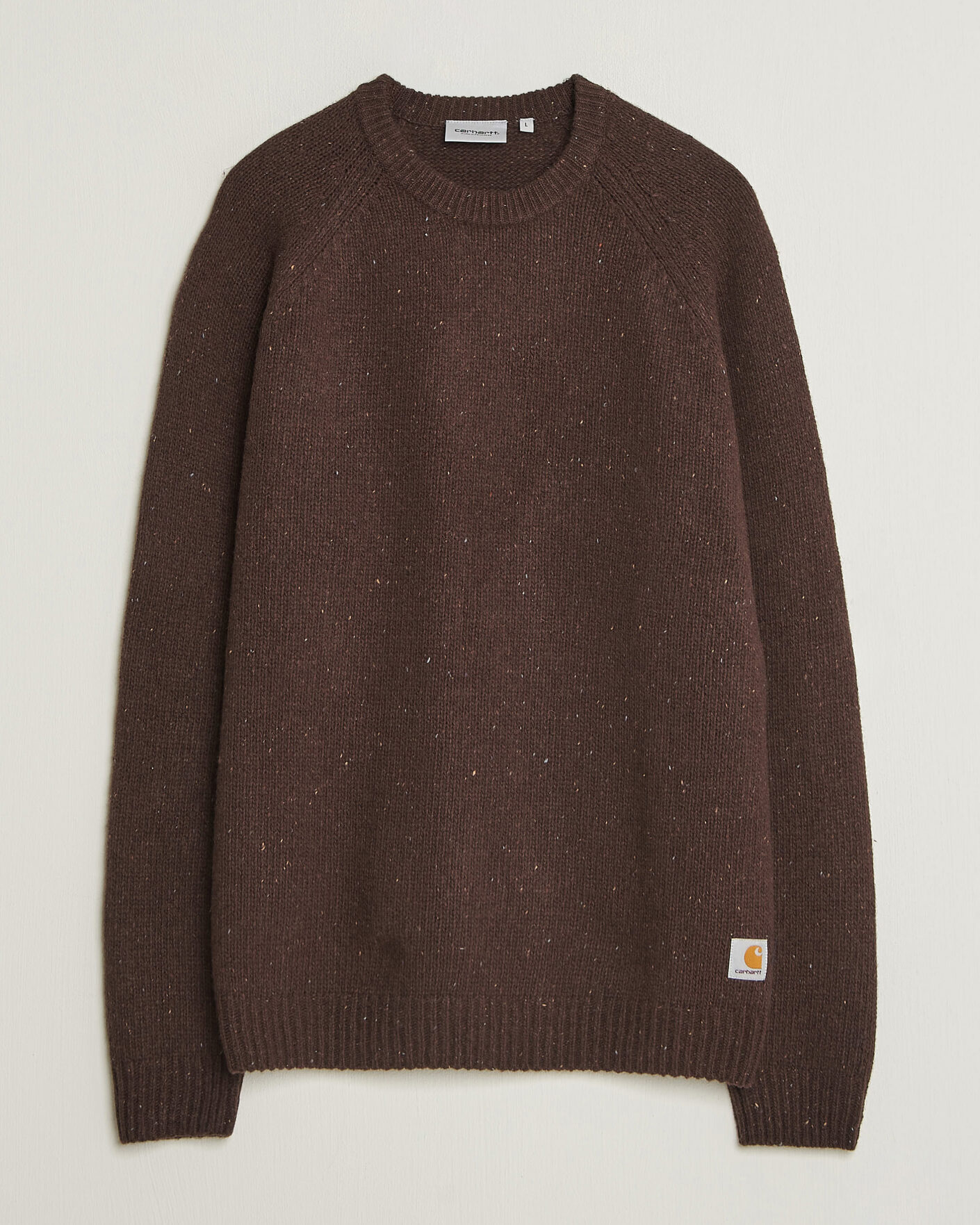 Heren | Truien | Carhartt WIP | Anglistic Wool/Cotton Sweater Tobacco