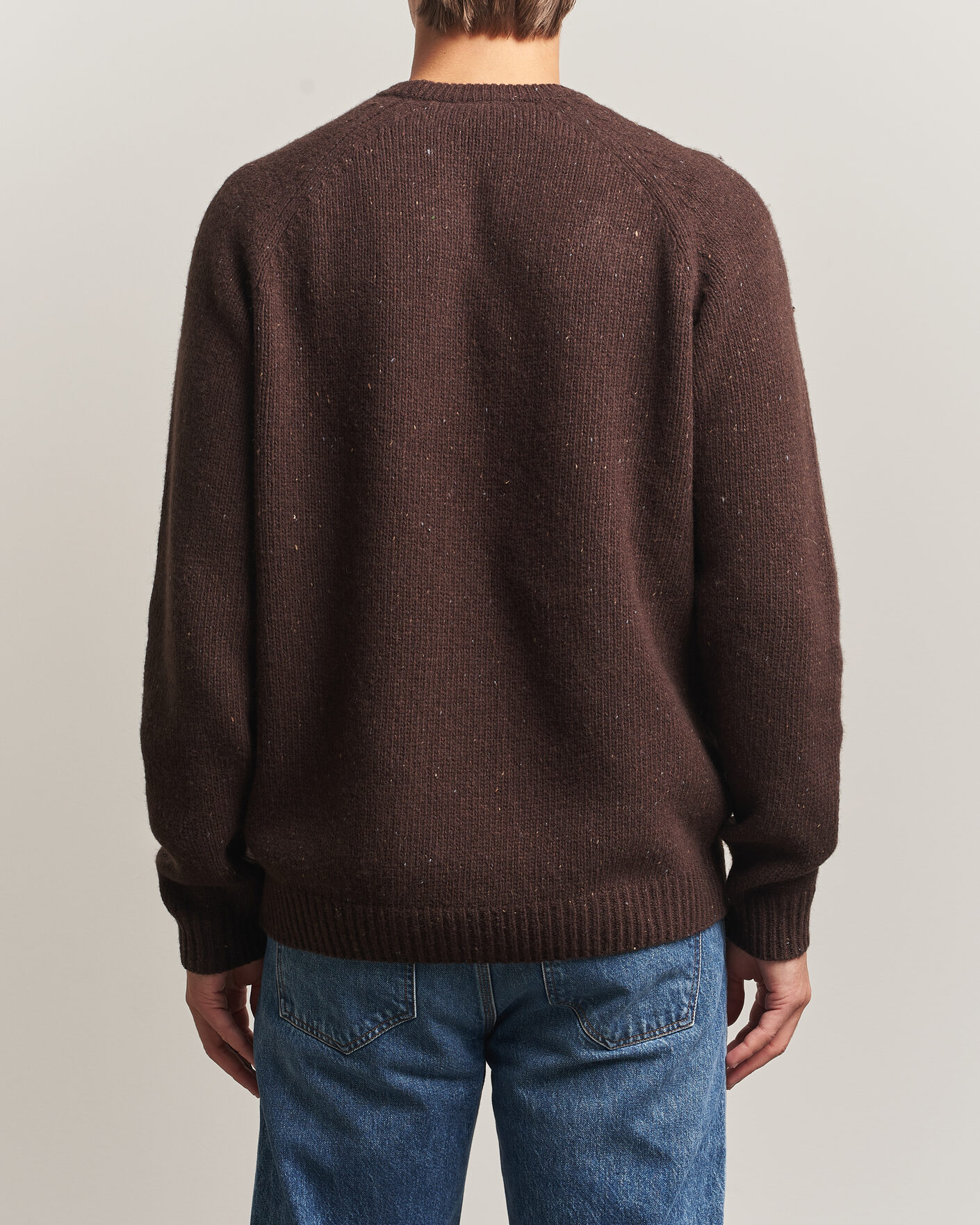 Heren | Truien | Carhartt WIP | Anglistic Wool/Cotton Sweater Tobacco